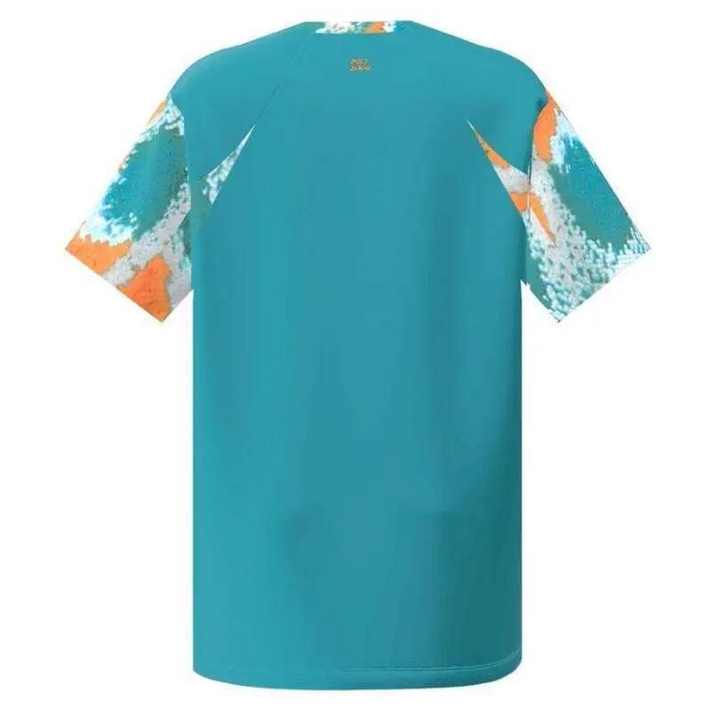 Camiseta Bidi Badu Melbourne V-Neck Petroleo Laranja 5/5