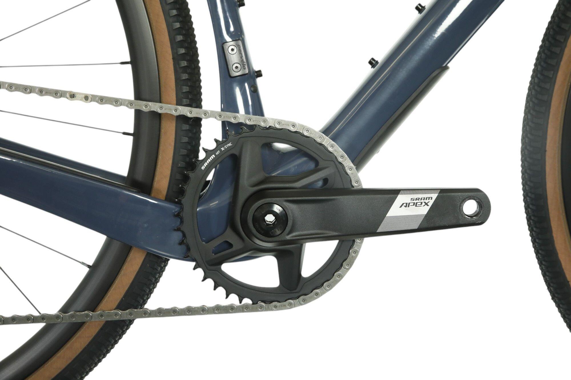 Bici gravel Cervélo Áspero Sram Apex XPLR 12V 700 mm blu - Bici da esposizione 3/7