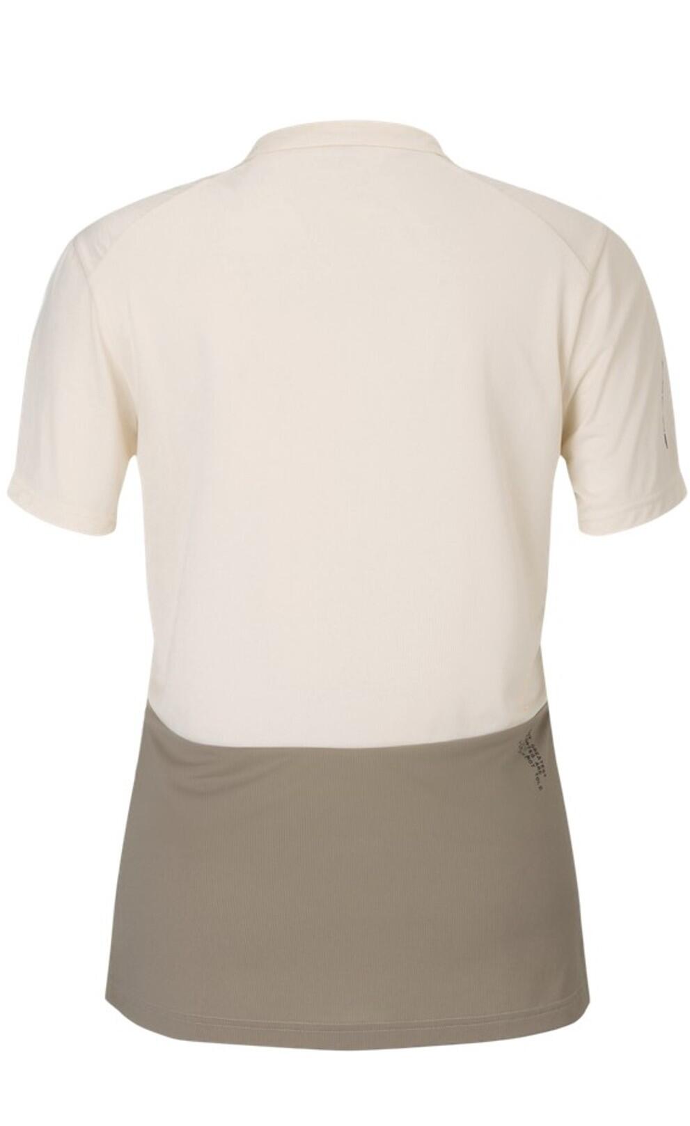 SCOTT SCOTT Damen Fahrradtrikot Vertic Zip cotton white/toast beige 2/3