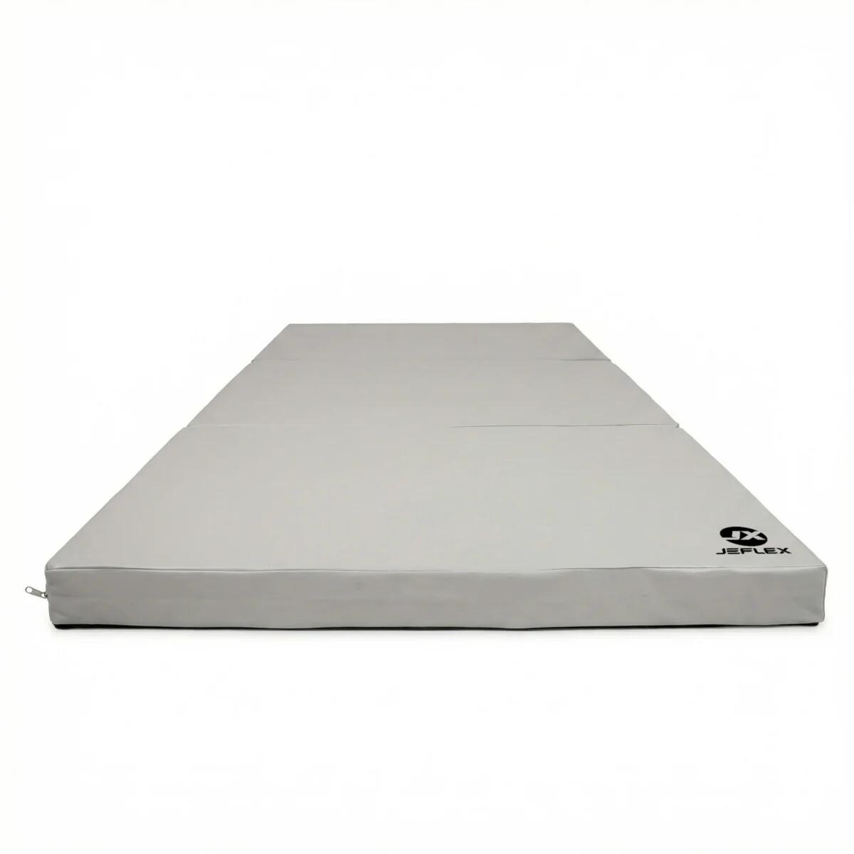 Tapis de gymnastique pliable Jeflex 210 x 100 x 8 cm gris/noir 3/7