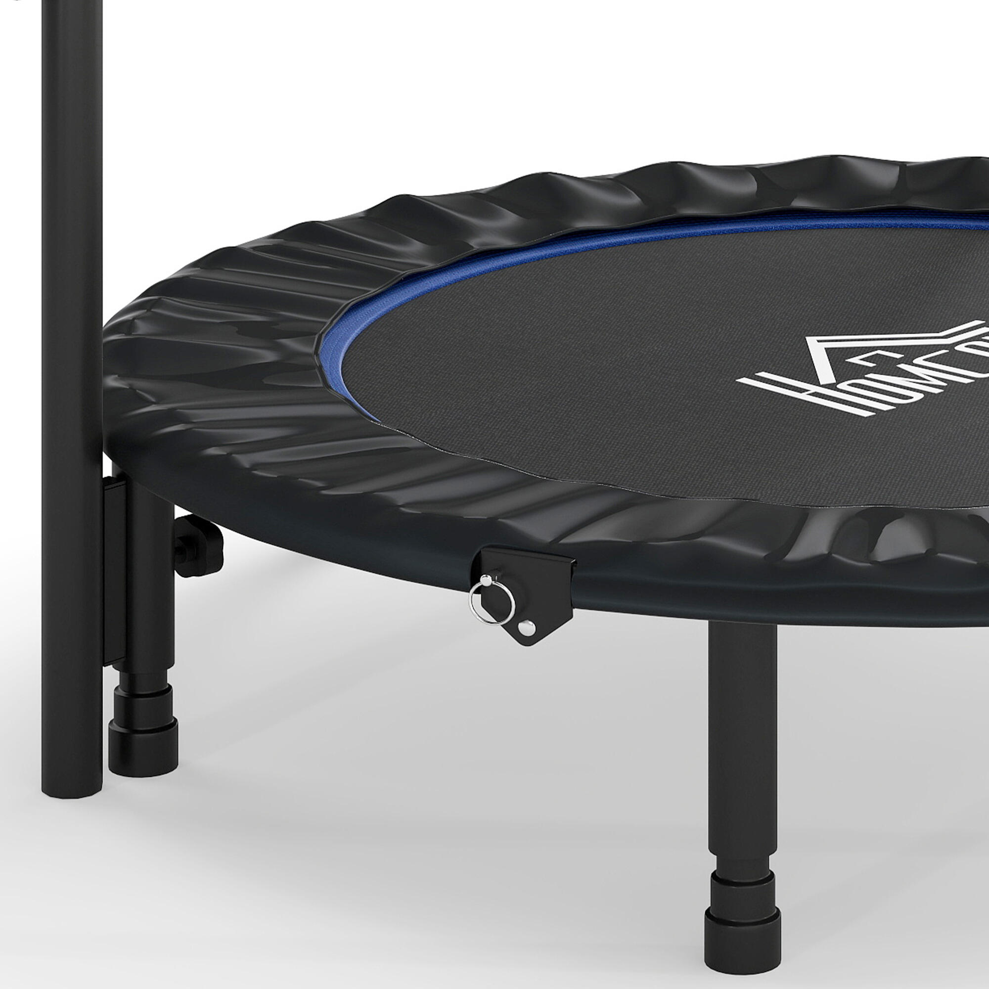 Trampolim fitness ø114x99-123 cm azul HOMCOM 5/5