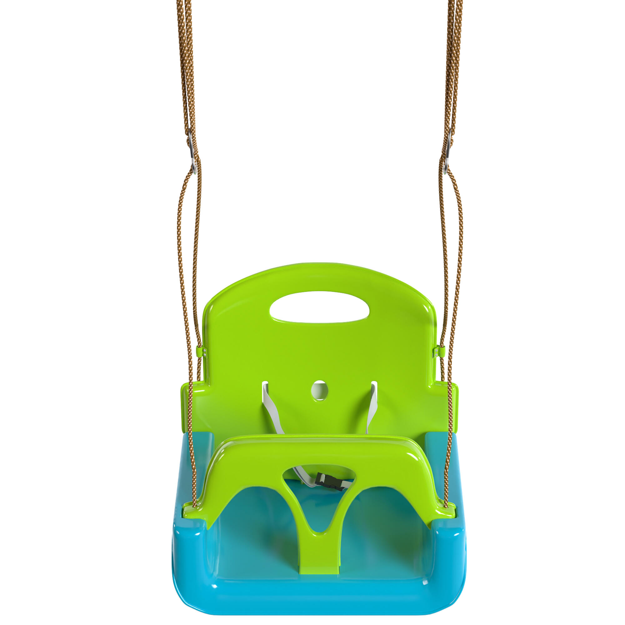 Baloiço Infantil Outsunny Verde Escuro 5/5