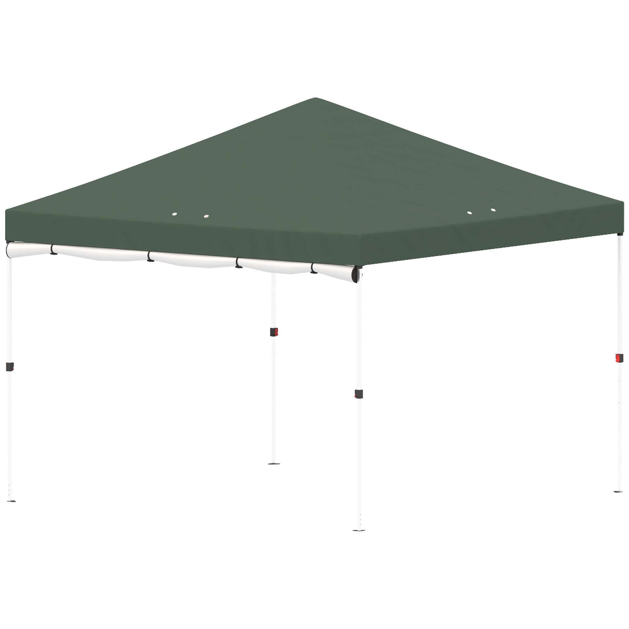 Tenda pop-up 293x293x270 cm verde Outsunny 5/5