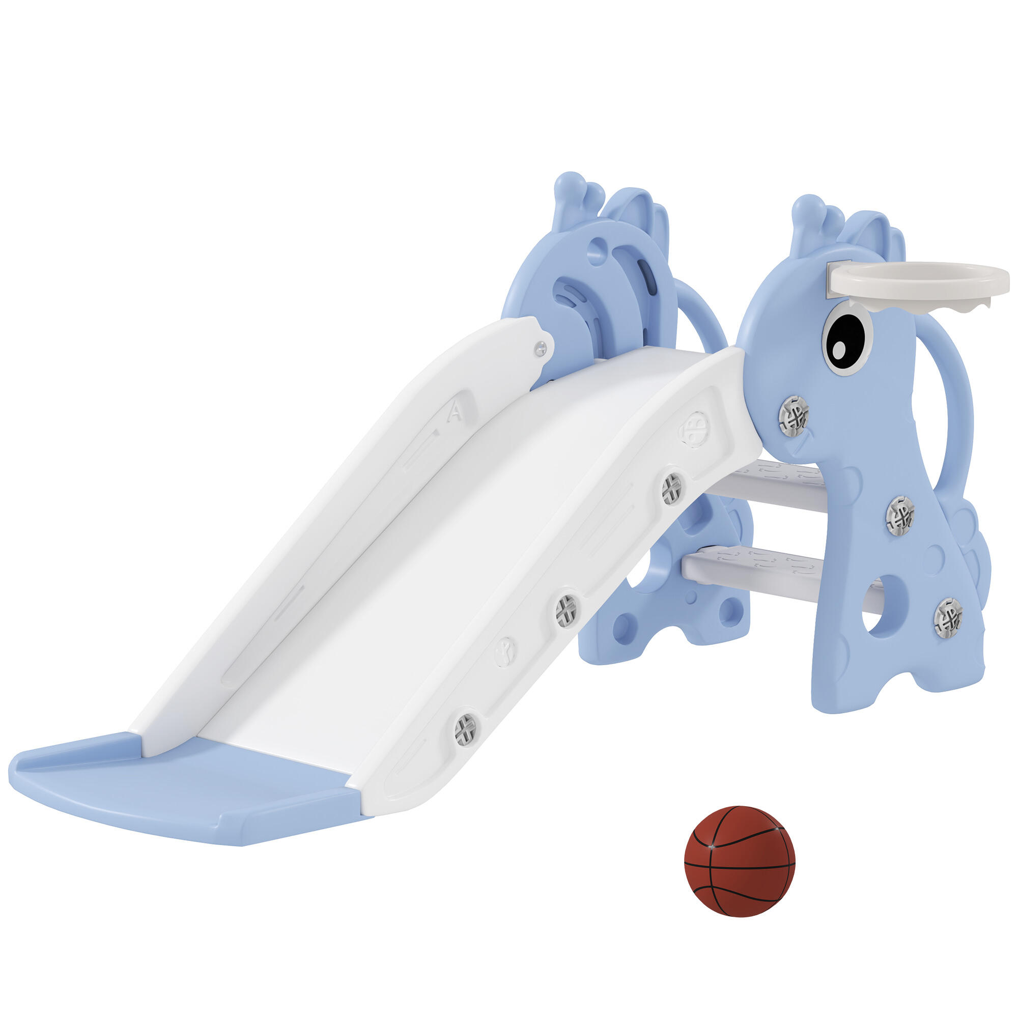 Tobogán Infantil AIYAPLAY 106x51.5x52 cm Azul 1/5