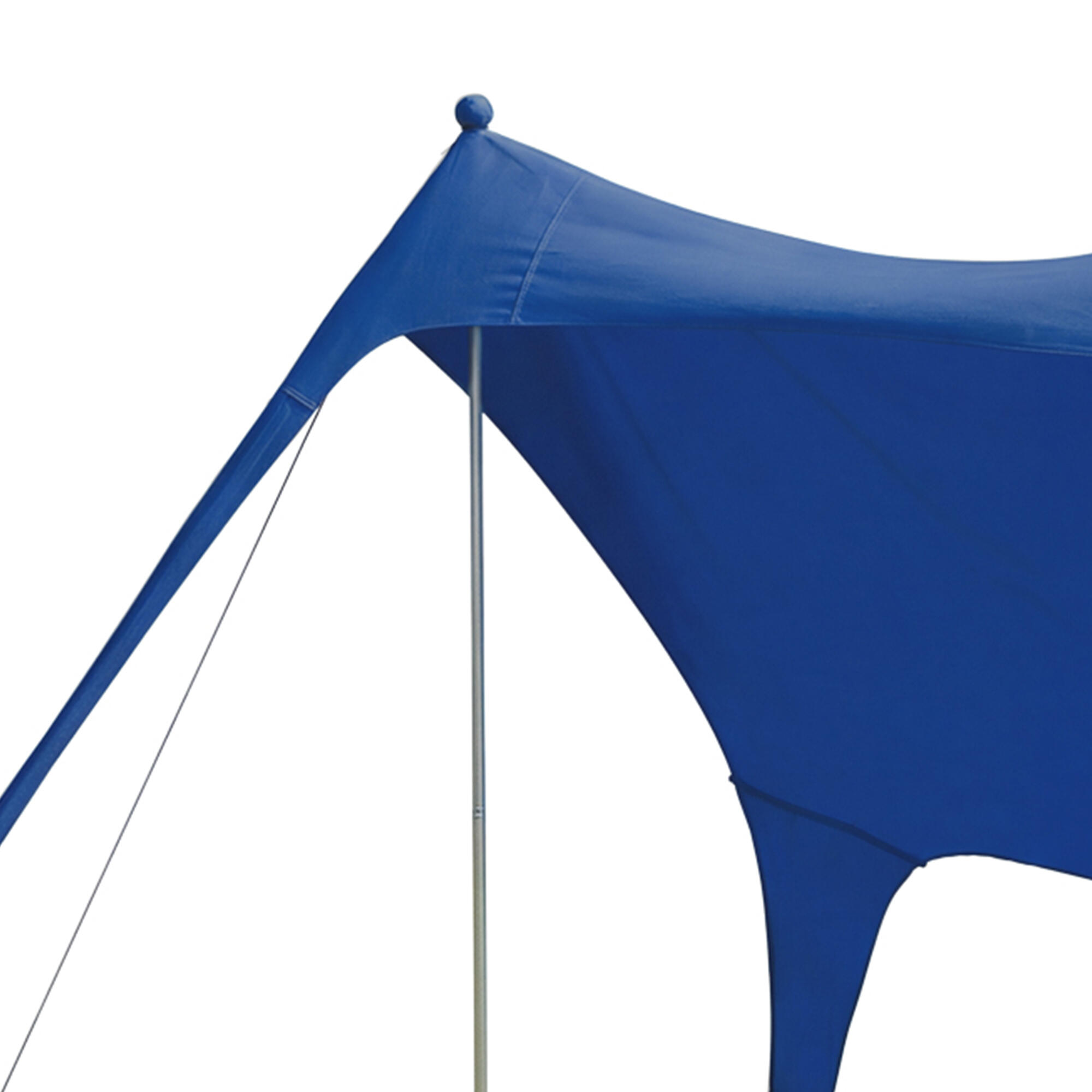Toldo de Playa Outsunny 208x200x200 cm Azul 4/5