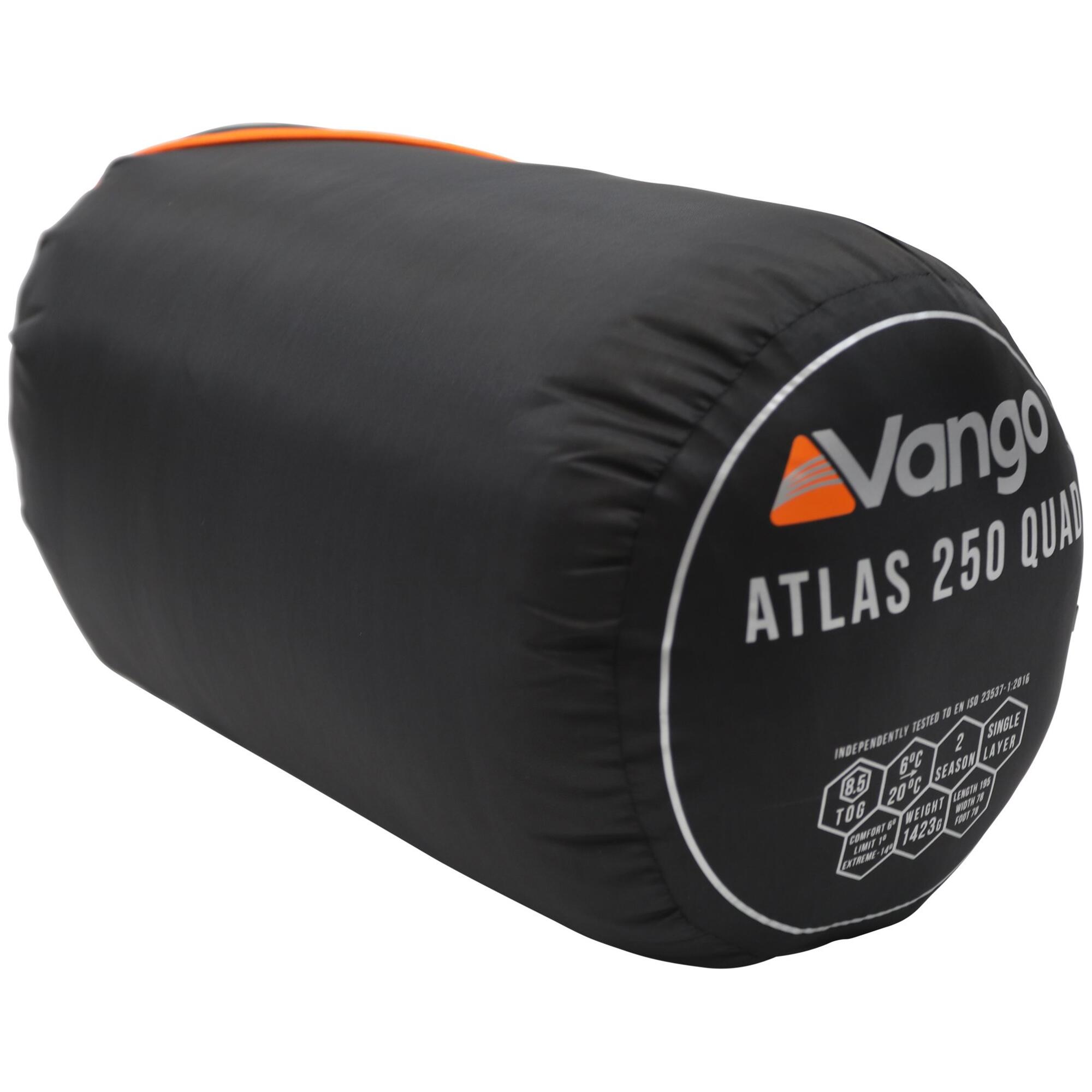 Śpiwór turystyczny Atlas 250 Quad 3/4
