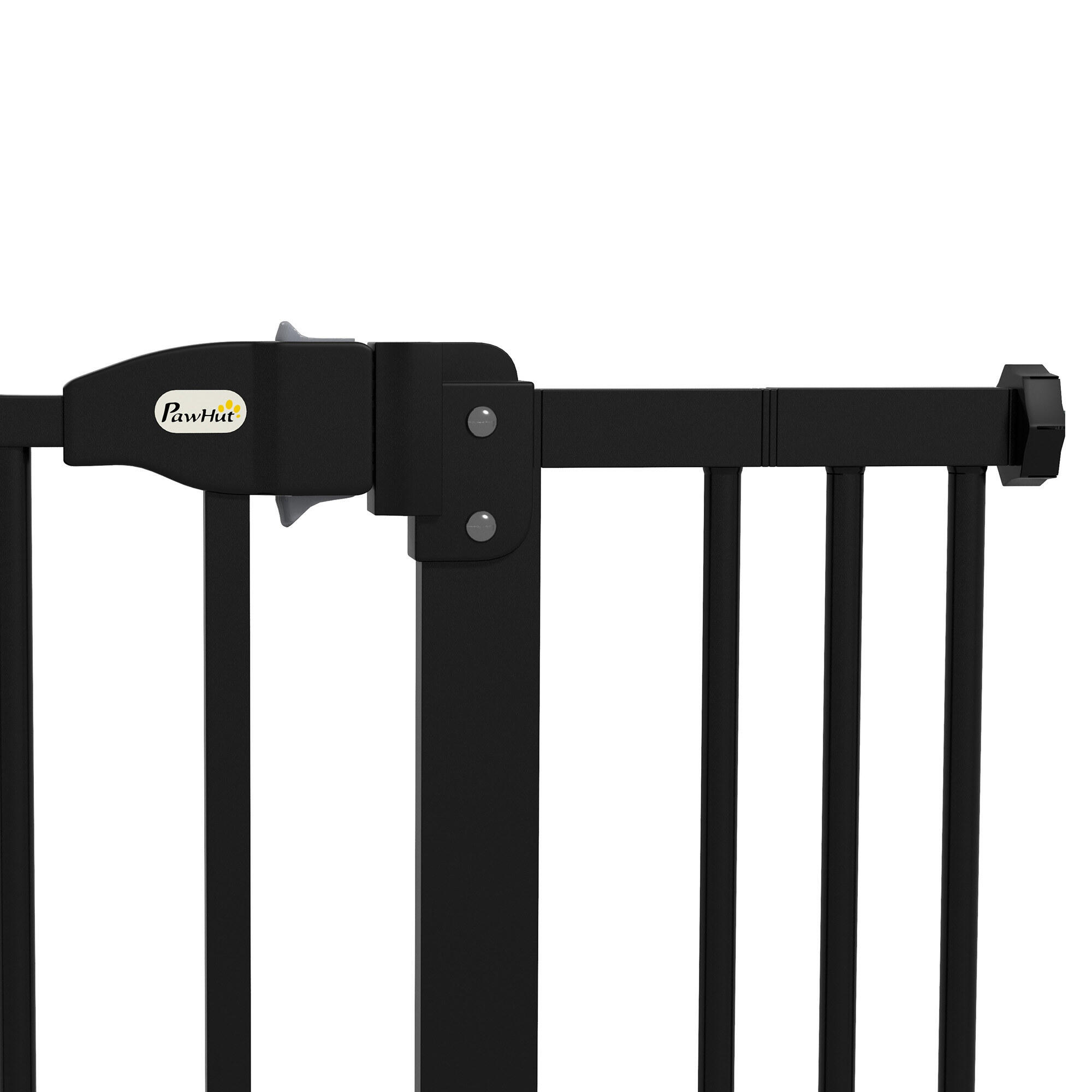 Barreira de segurança 74-80x78 cm preto PawHut 4/5