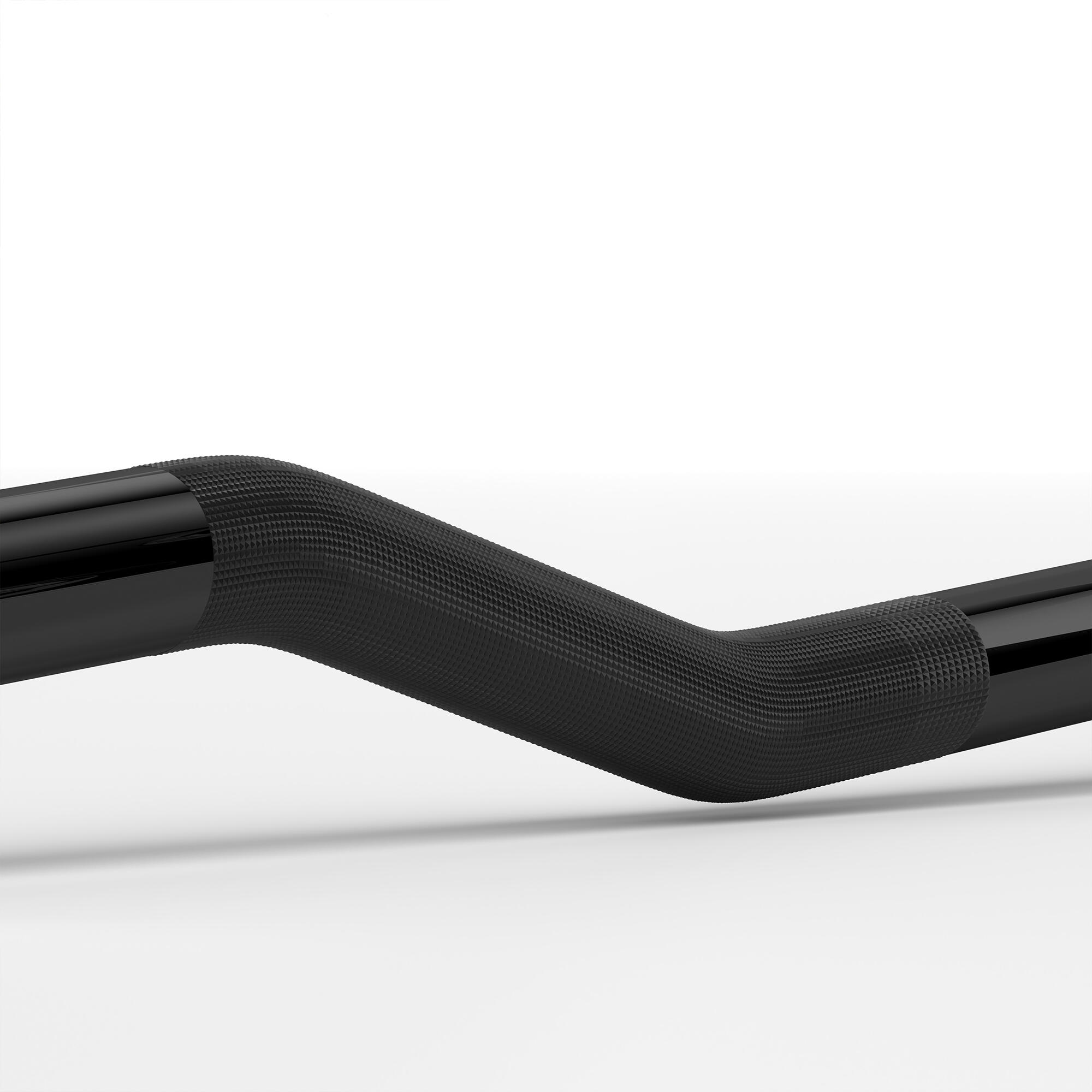 Barra de Pesas SPORTNOW 120x5x5 cm Negro y Plata 4/7