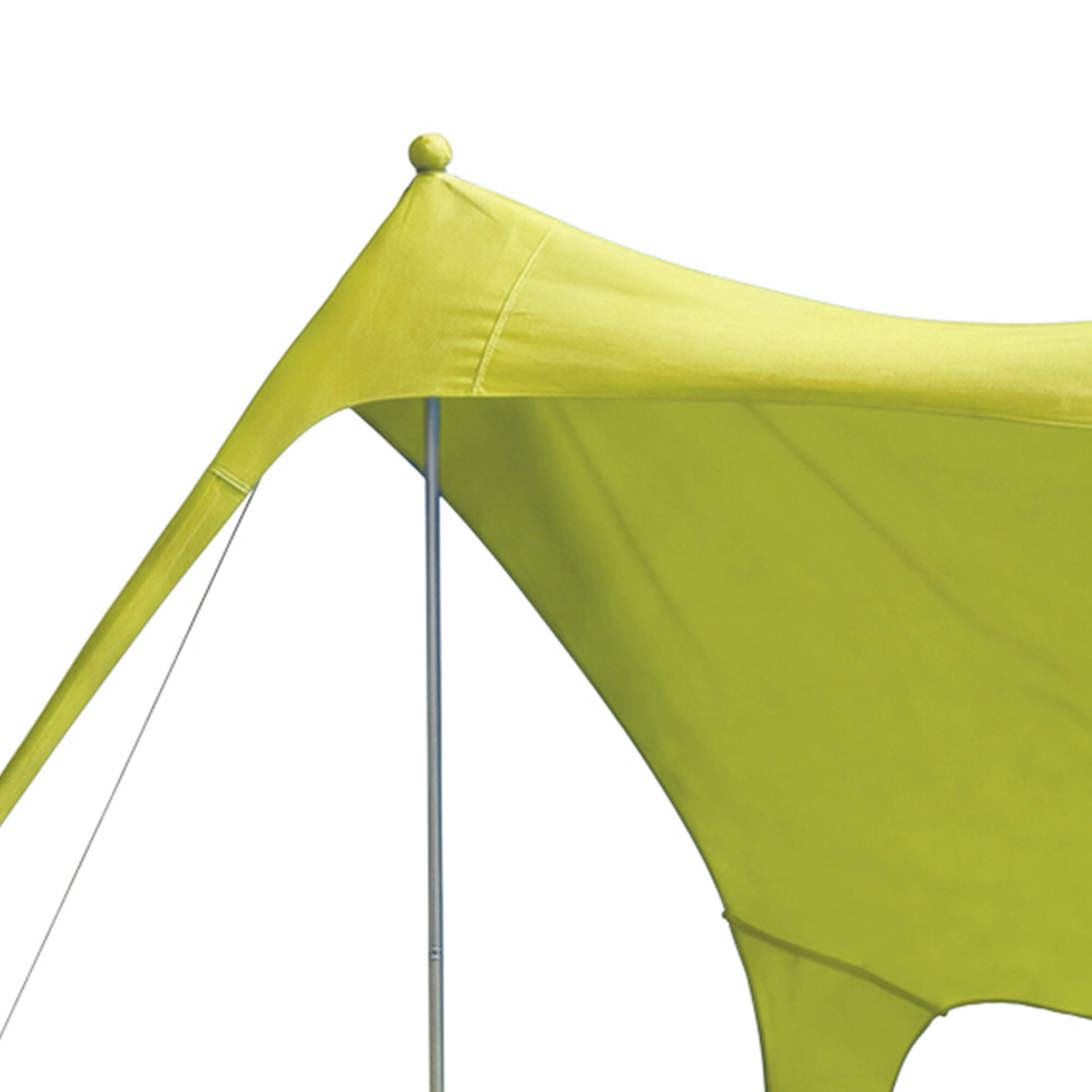 Toldo de Playa Outsunny 208x200x200 cm Verde 4/5