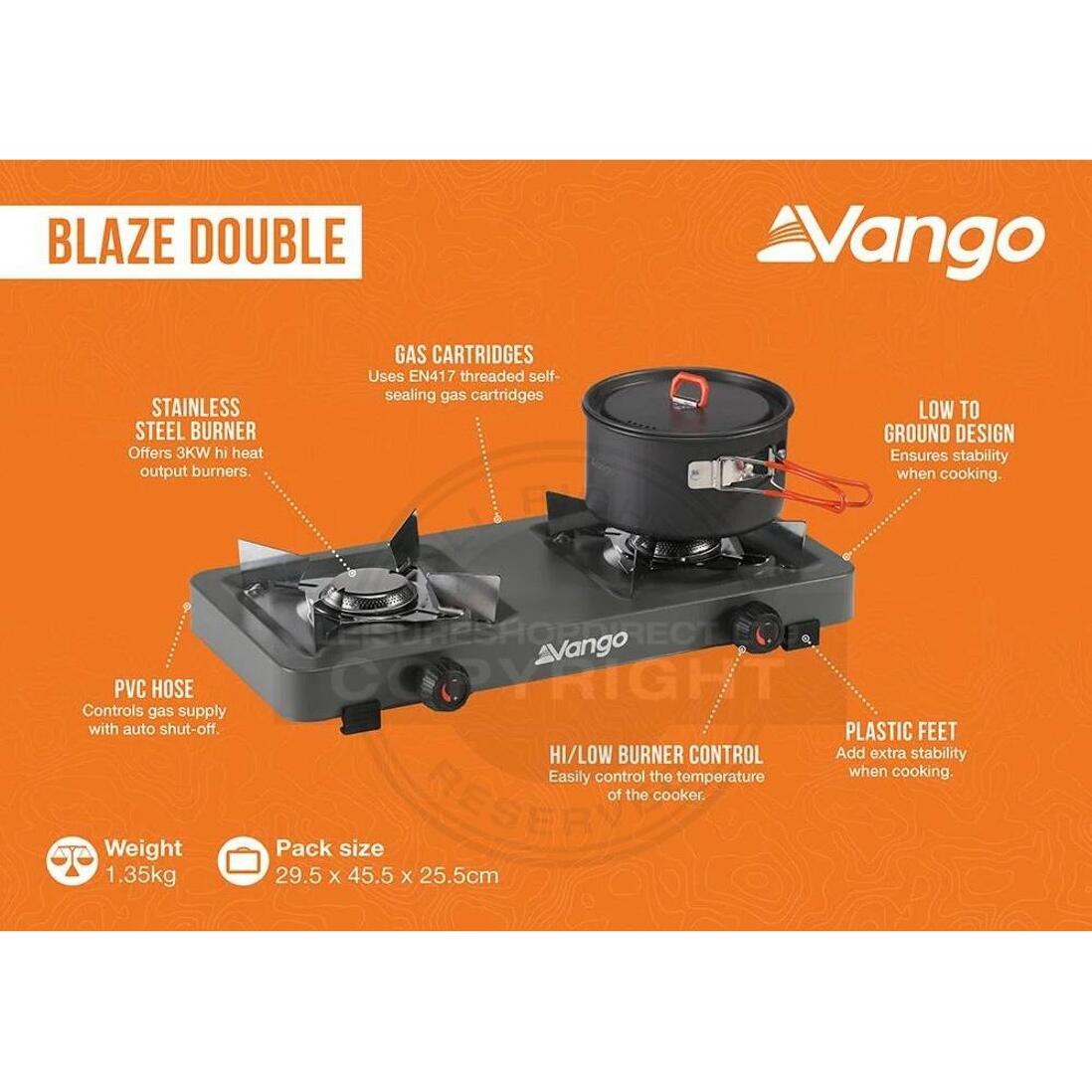Fornello a gas Blaze Double 2/7