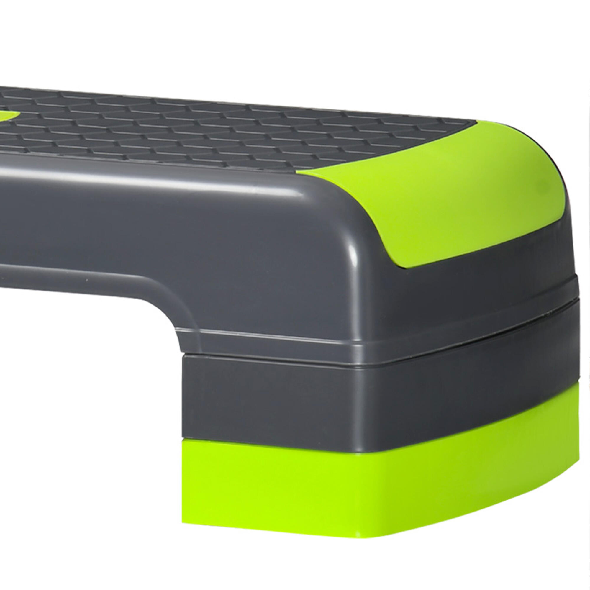 Plataforma Step HOMCOM 78x28x20cm Verde e Cinza 5/7