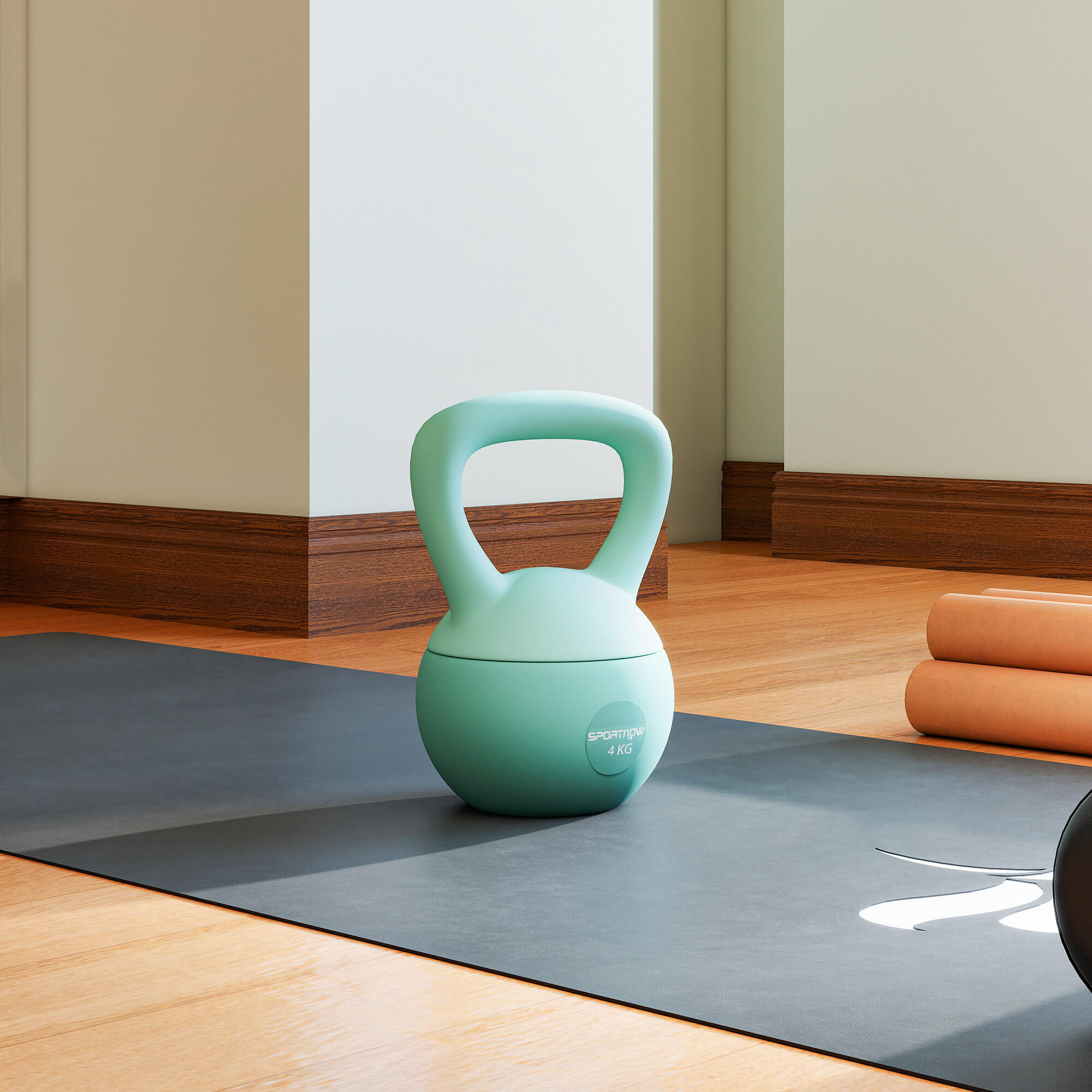 Kettlebell SPORTNOW 19x15x25 cm Verde 2/5