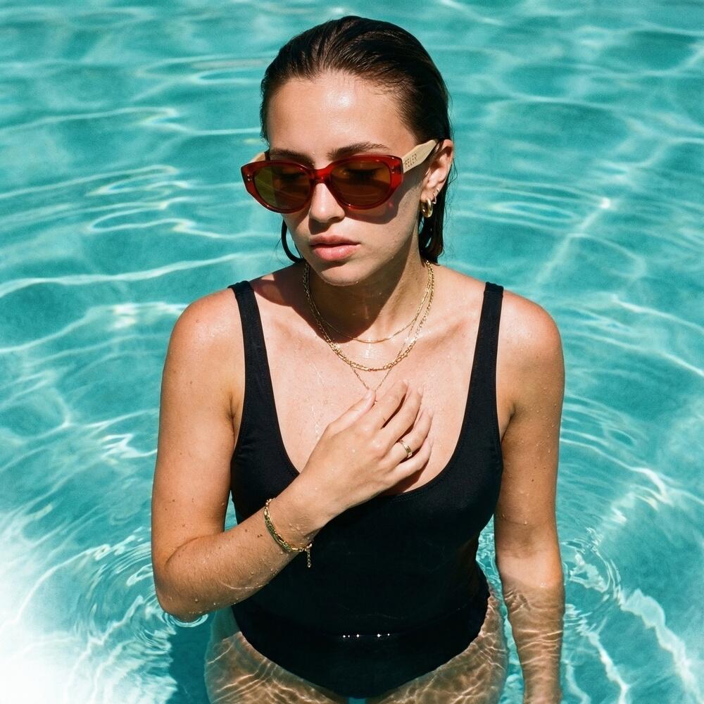 Lunettes de soleil en bois Feler 2616-2 unisexe, taille 53 mm 4/7