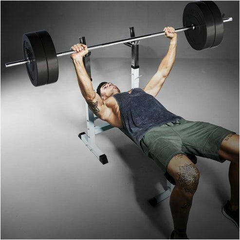 Banc Musculation - Pliable, Réglable avec Support, Set Haltère 38kg, Home Gym 3/7