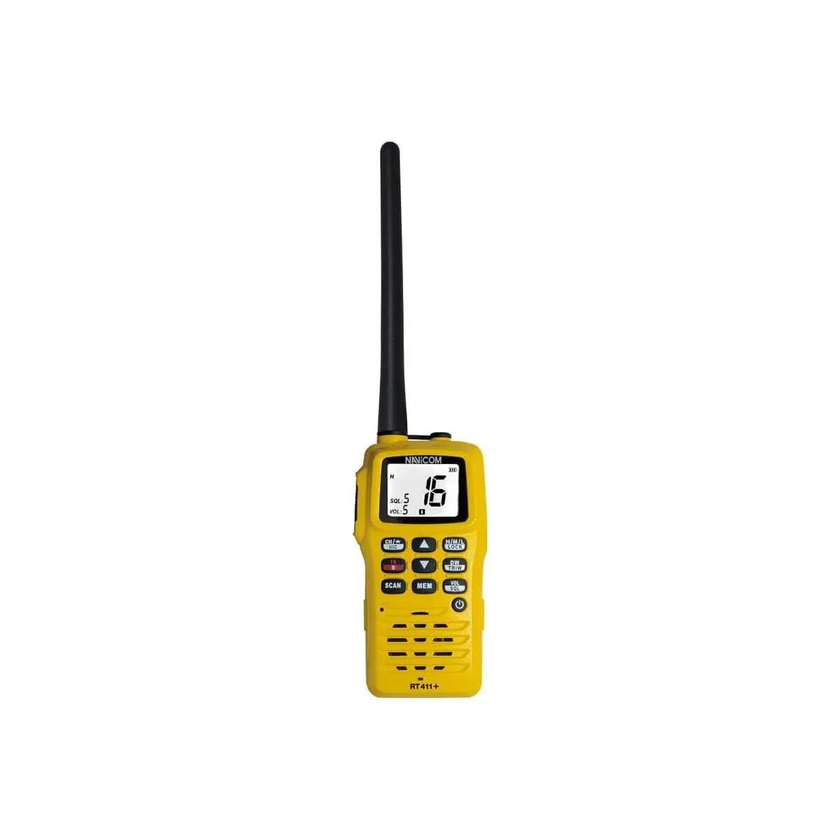 NAVICOM Přenosná VHF, vodotěsná, plovoucí Navicom IPX6 6 w