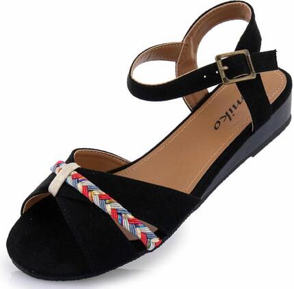 Glemo Tamiko Sandales femme 38 - Noir/Multi
