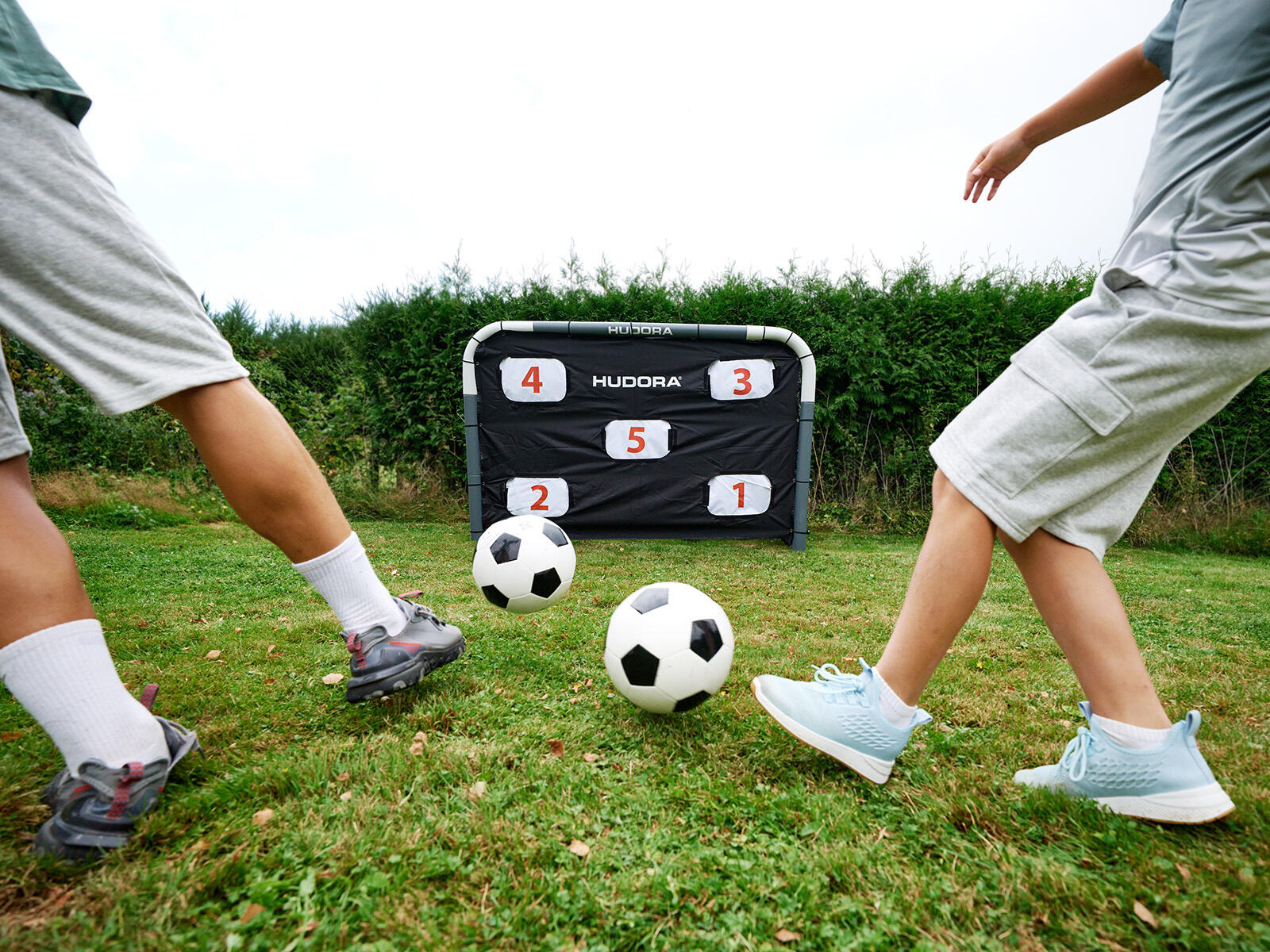 Hudora Fussballtor Roco 180 mit Torwand 5/7