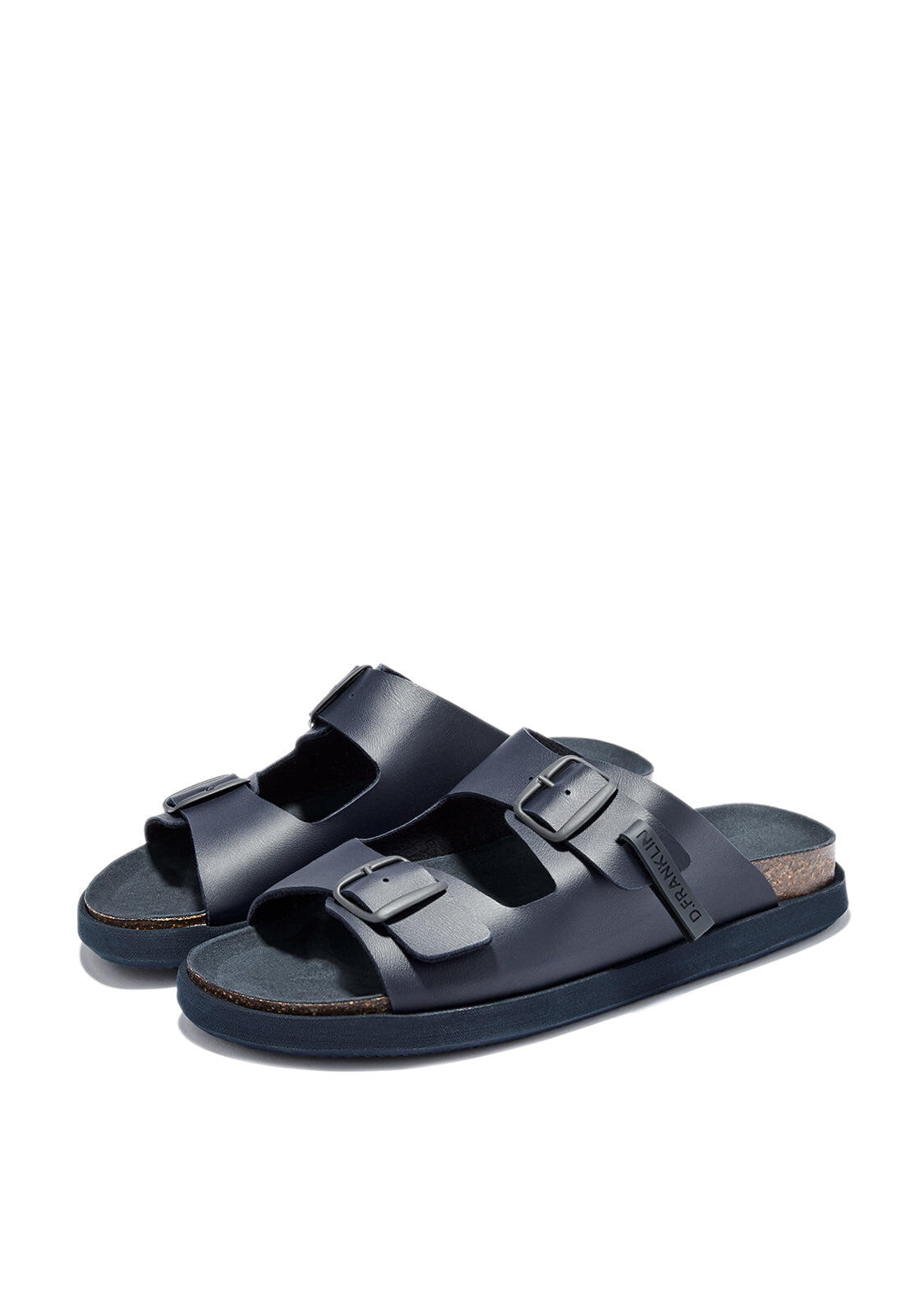 Sandalias de Hombre Cierre Hebilla en Azul Marino Vibe 2/4