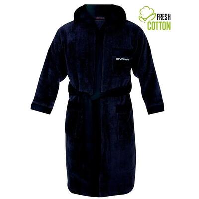 Accappatoio per bambini in cotone Givova Blu Navy