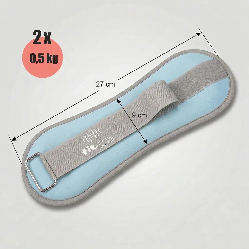 Neoprenowe obciążniki ciężarki na kostki nadgarstki ręce nogi 2 x 0,5kg 2/7
