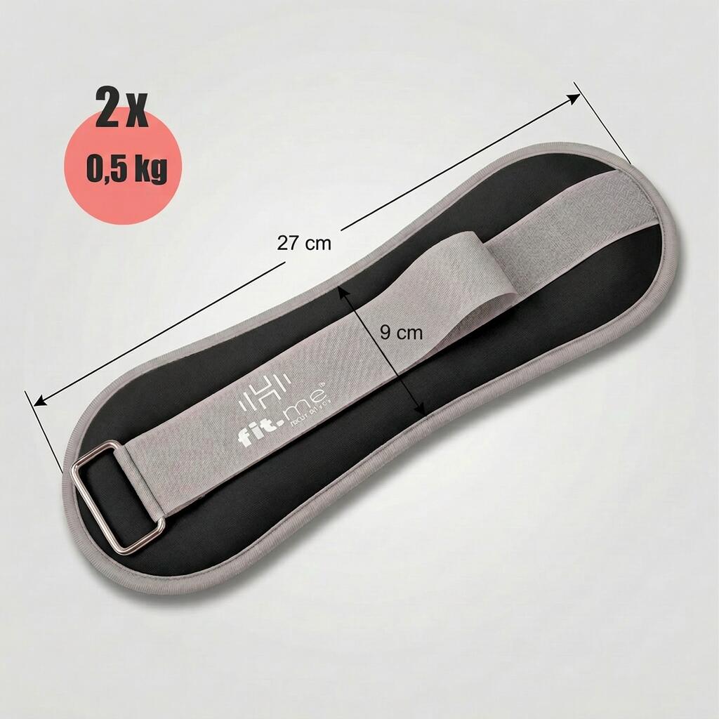 Obciążniki ciężarki na kostki nadgarstki ręce nogi 2x0,5kg ciężarki fit.me 6/7
