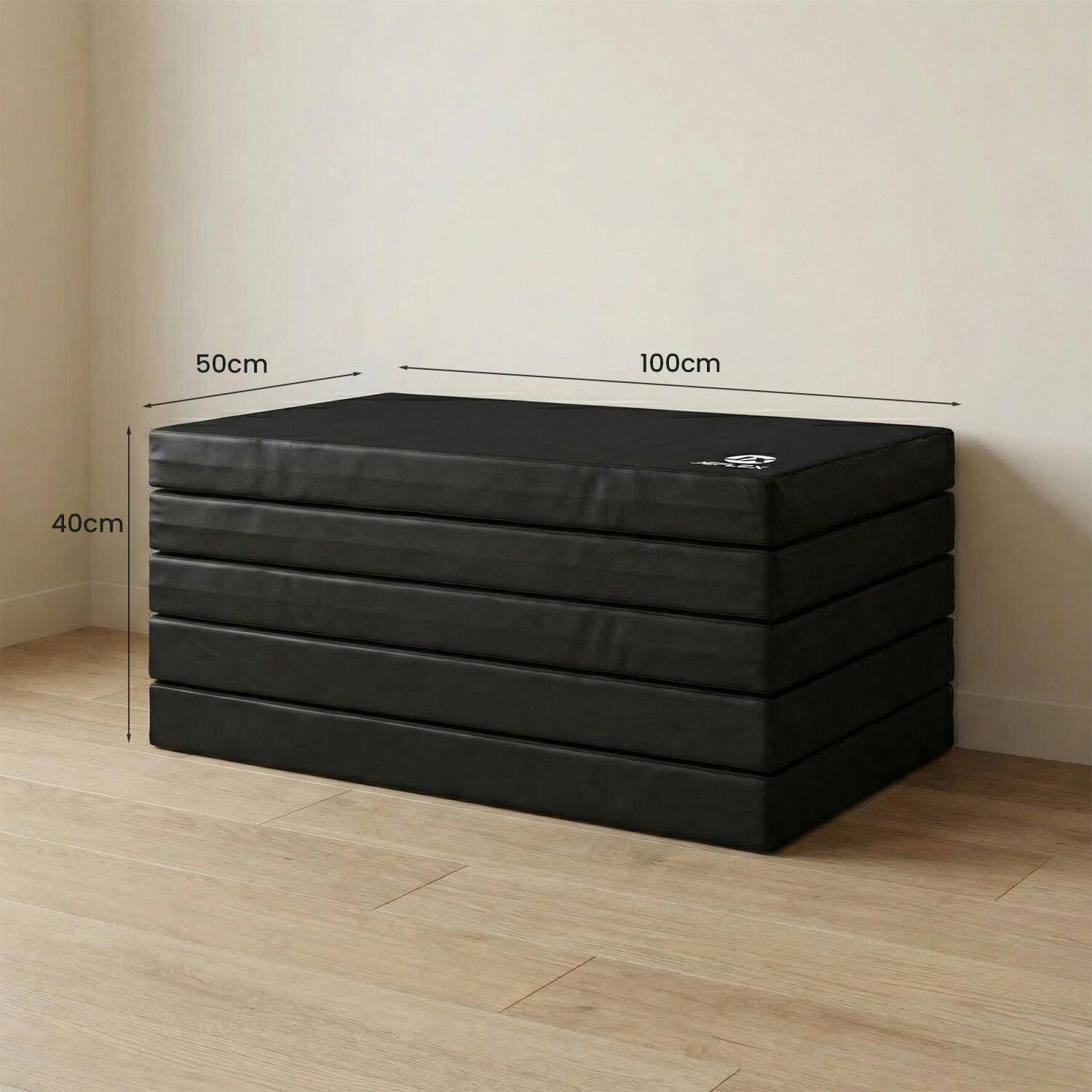 Tapis de gymnastique pliable Jeflex 200 x 100 x 8 cm noir 6/6