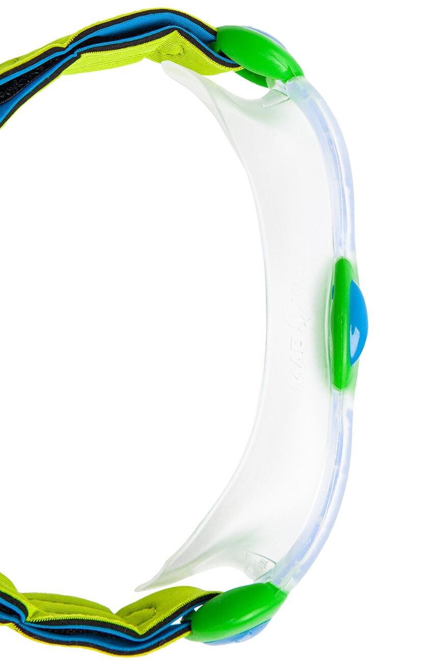 Máscara de natação para crianças KIDS BUBBLE Azul 3/4