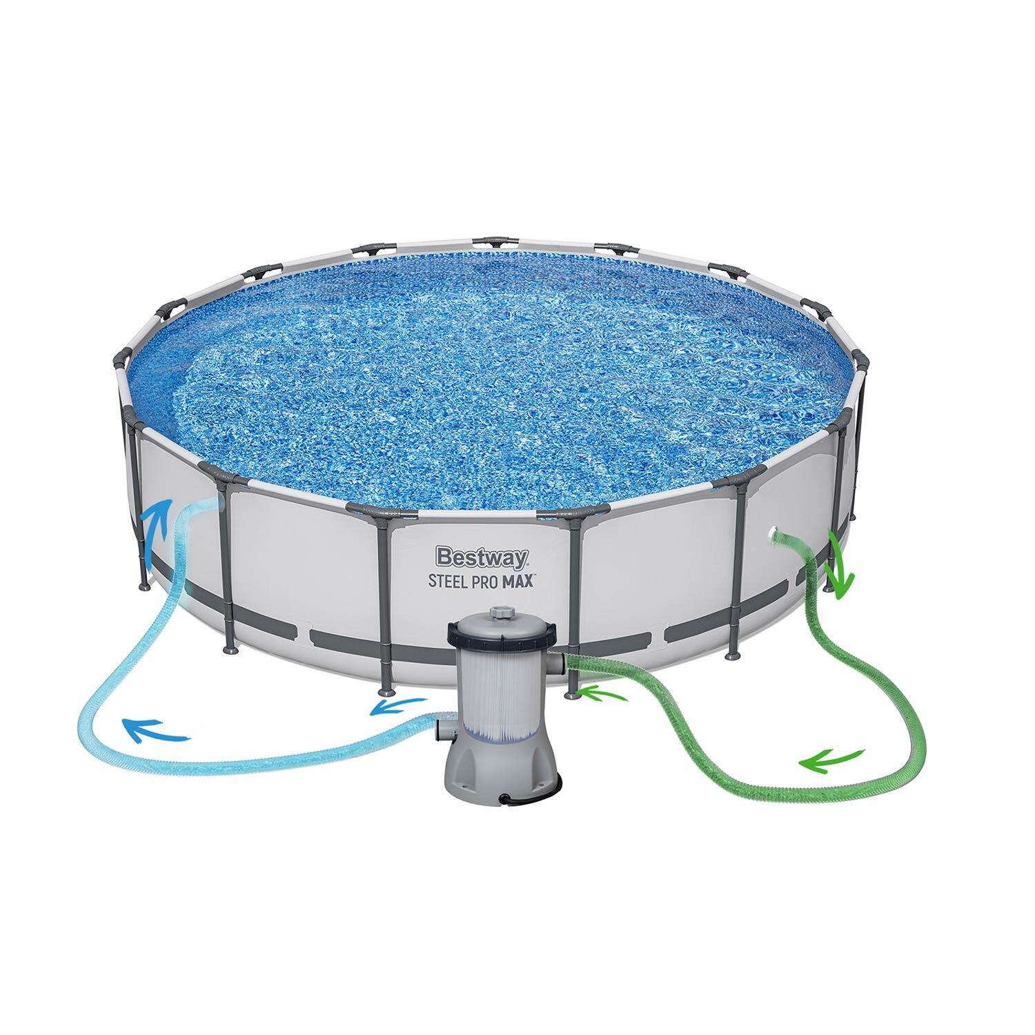 Bestway Steel Pro MAX Poolset rund Ø 457 x 107 cm 4/7