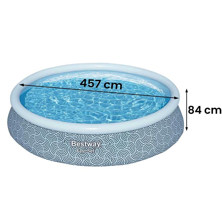 Piscina Inflável Bestway 475x84 cm com Filtro 6/7