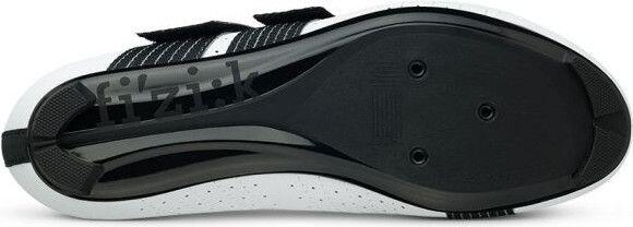 Fizik Tempo Powerstrap R5 Straßenschuhe Weiß / Schwarz 3/5