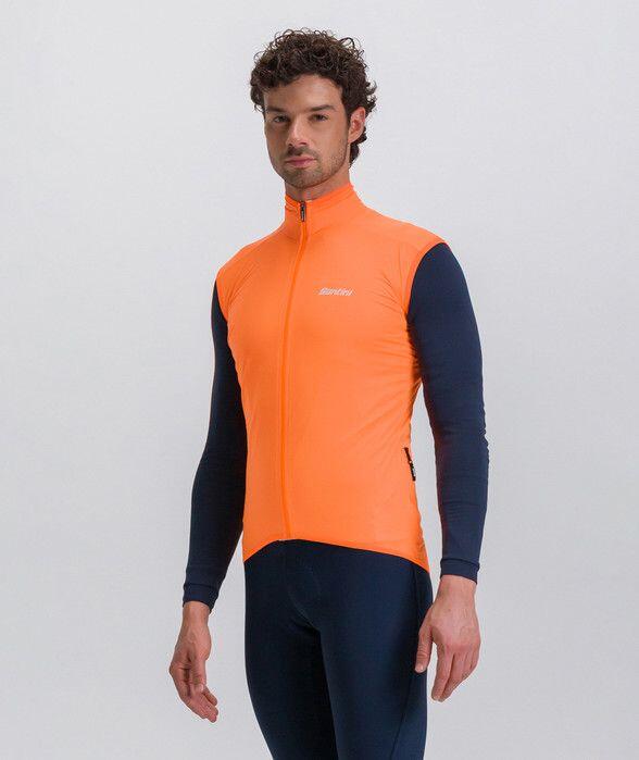 Gilet Sans Manches Santini Guard Nimbus Orange 2/4