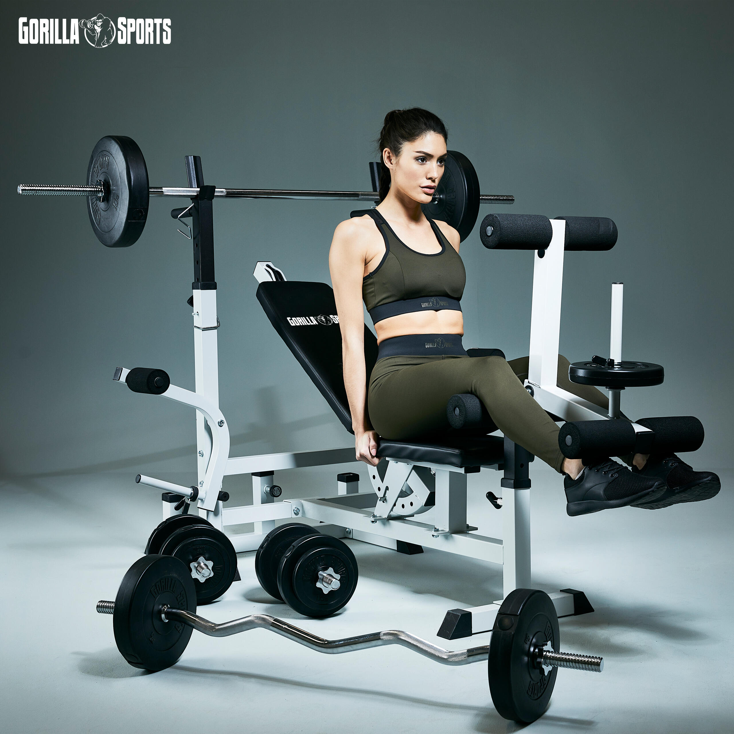 GORILLA SPORTS Hantelbank Universal 4/7
