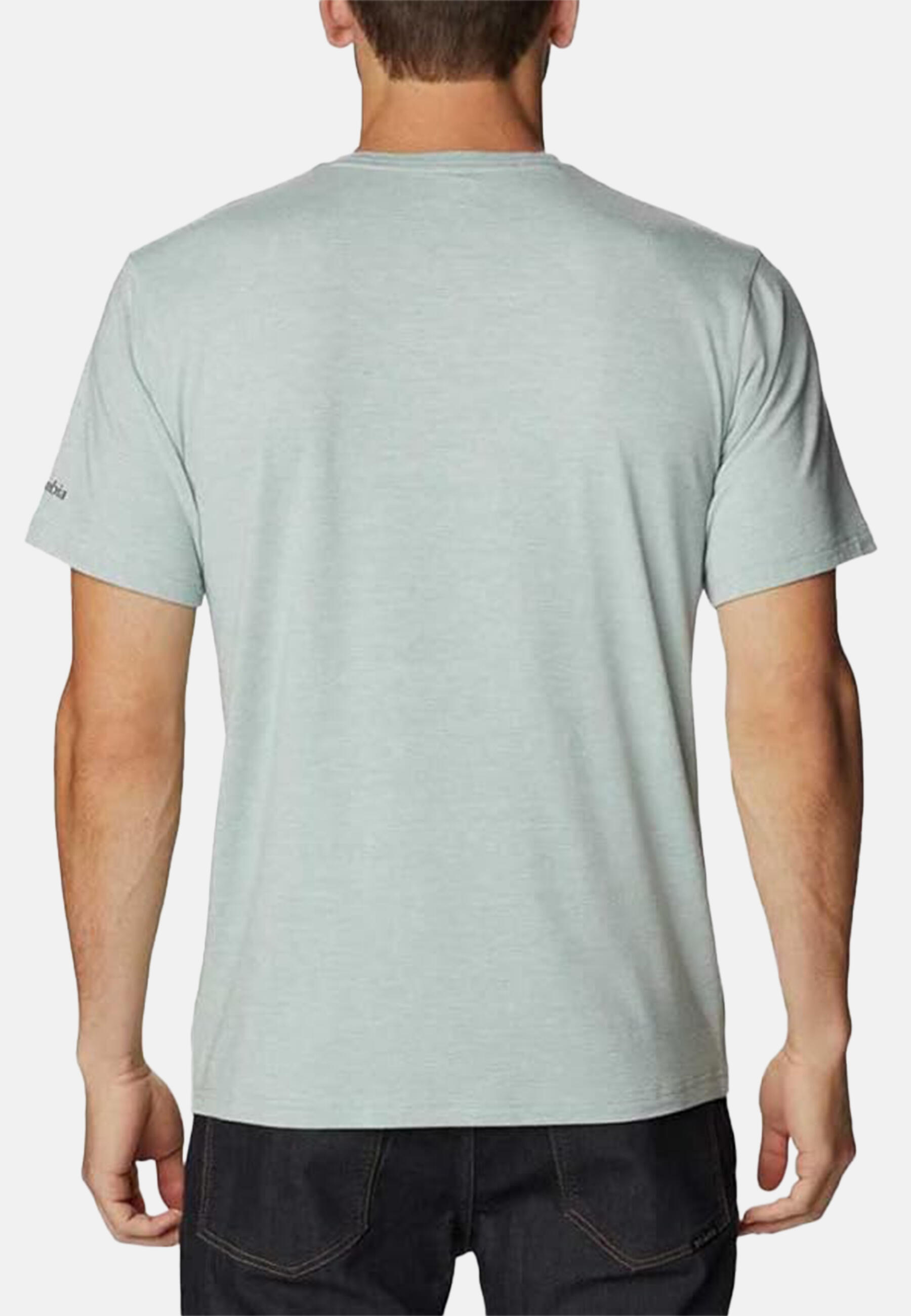 Camiseta Deportiva de Manga Corta Columbia Sun Trek™ Verde 4/6