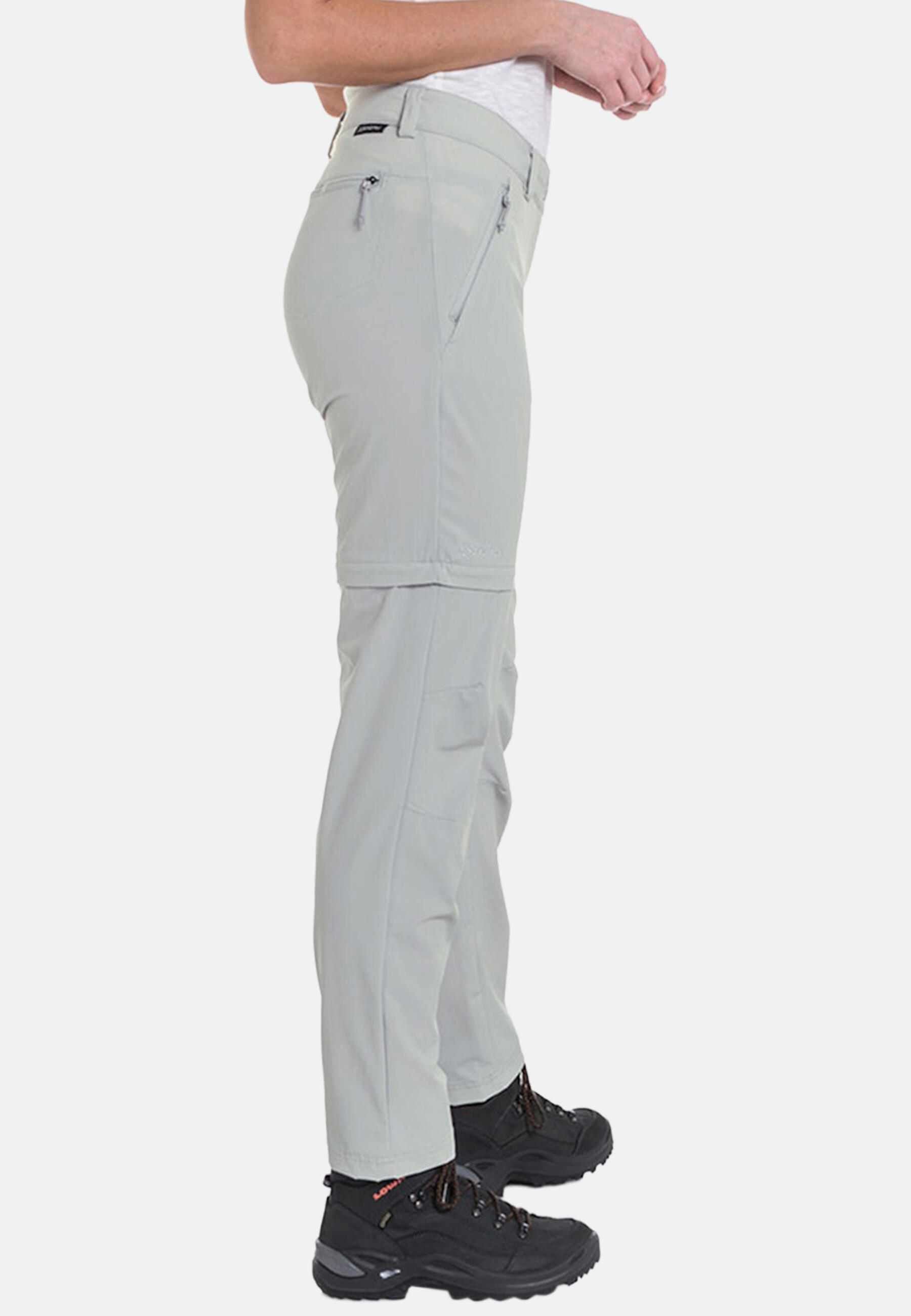 Damen Hose W PANTS ASCONA ZIP OFF 3/5