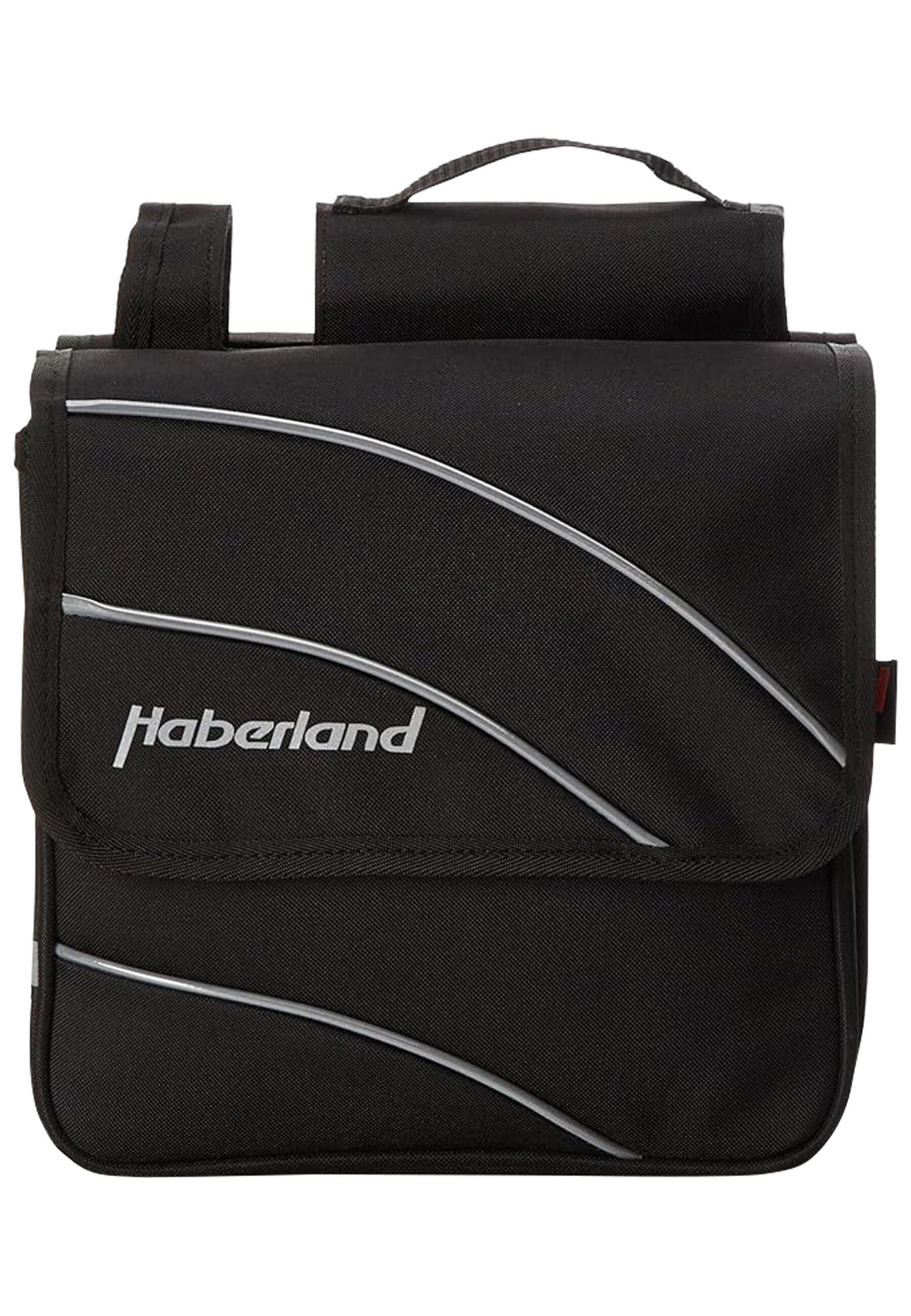 Haberland Doppeltasche Kim M 24" schwarz, 28x28x11cm, 18ltr 3/5