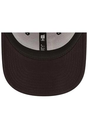 Casquette MLB Los Angeles Dodgers New Era League Essential 9Forty noir orange po