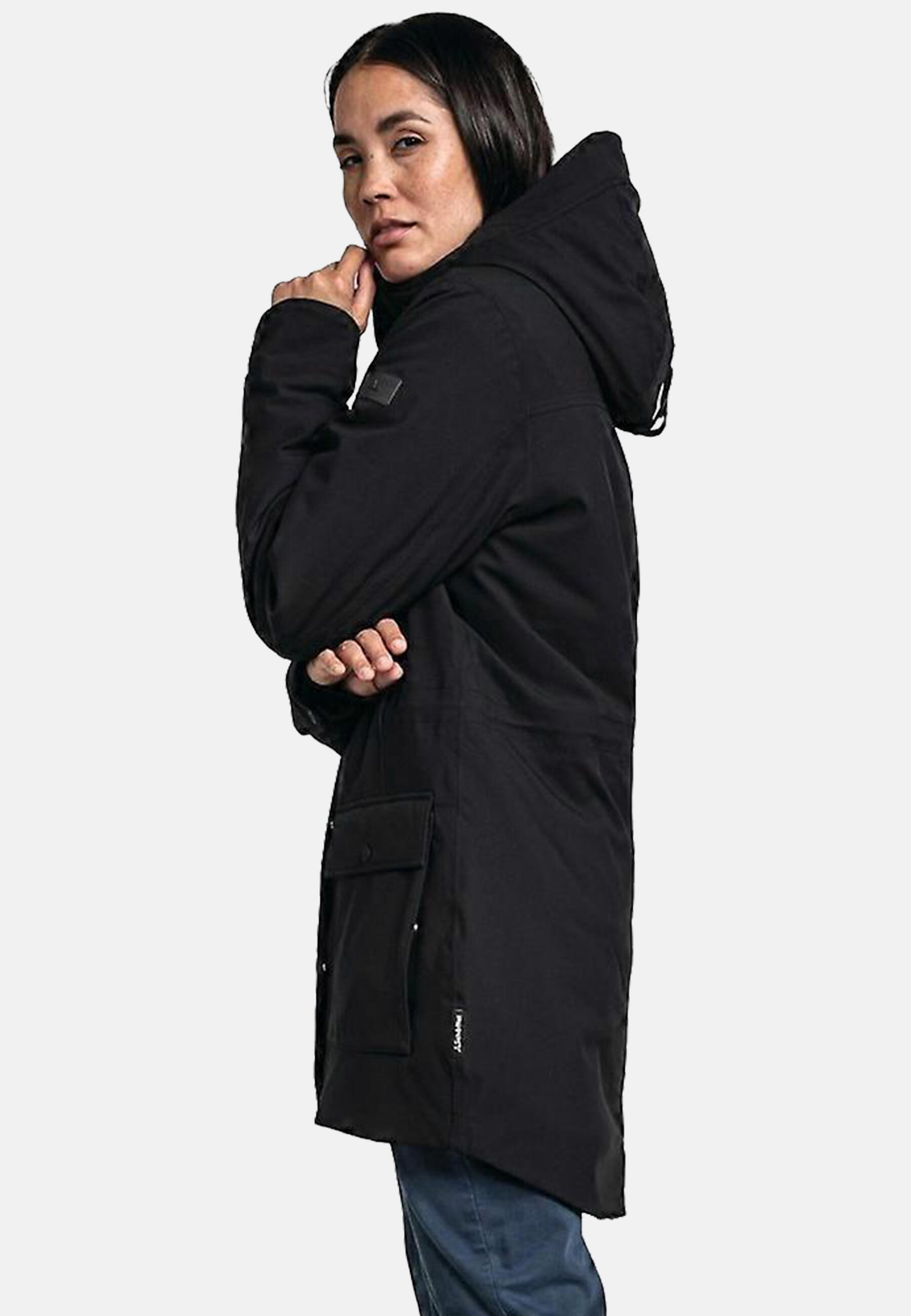 Schöffel Parka Rotterdam L für Damen black 42 10/10