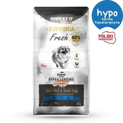 Karma dla psa BIOFEED hipoalergiczna mini i małe rasy z łososiem 2 kg
