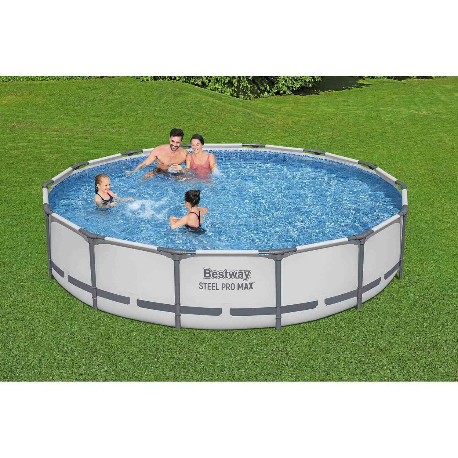 Basen stelażowy ogrodowy Bestway okrągły 427x84 cm zestaw 9w1 z pompą 2026 5/7