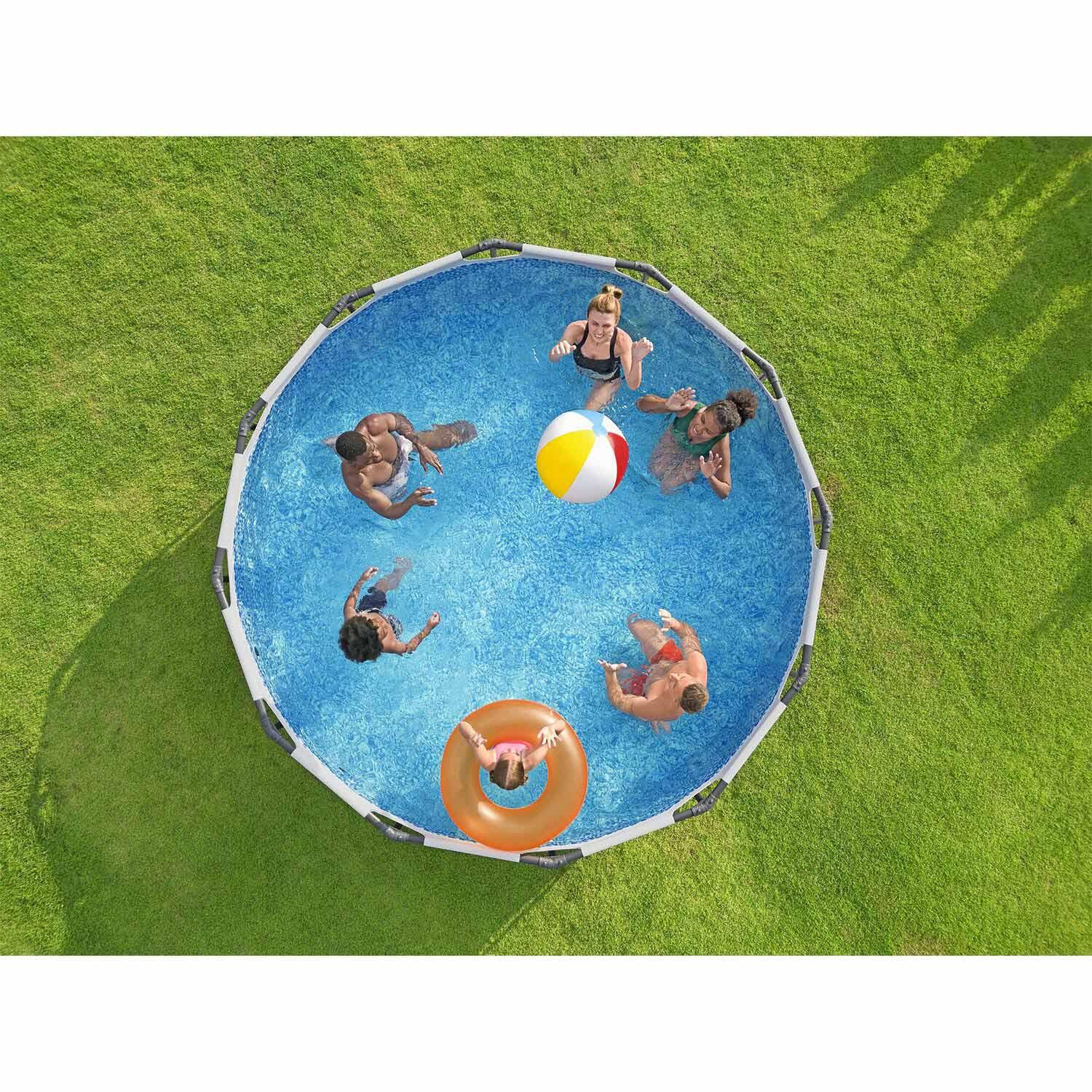 Bestway Steel Pro MAX Piscine ensemble ronde Ø 366 x 100 cm 5/7