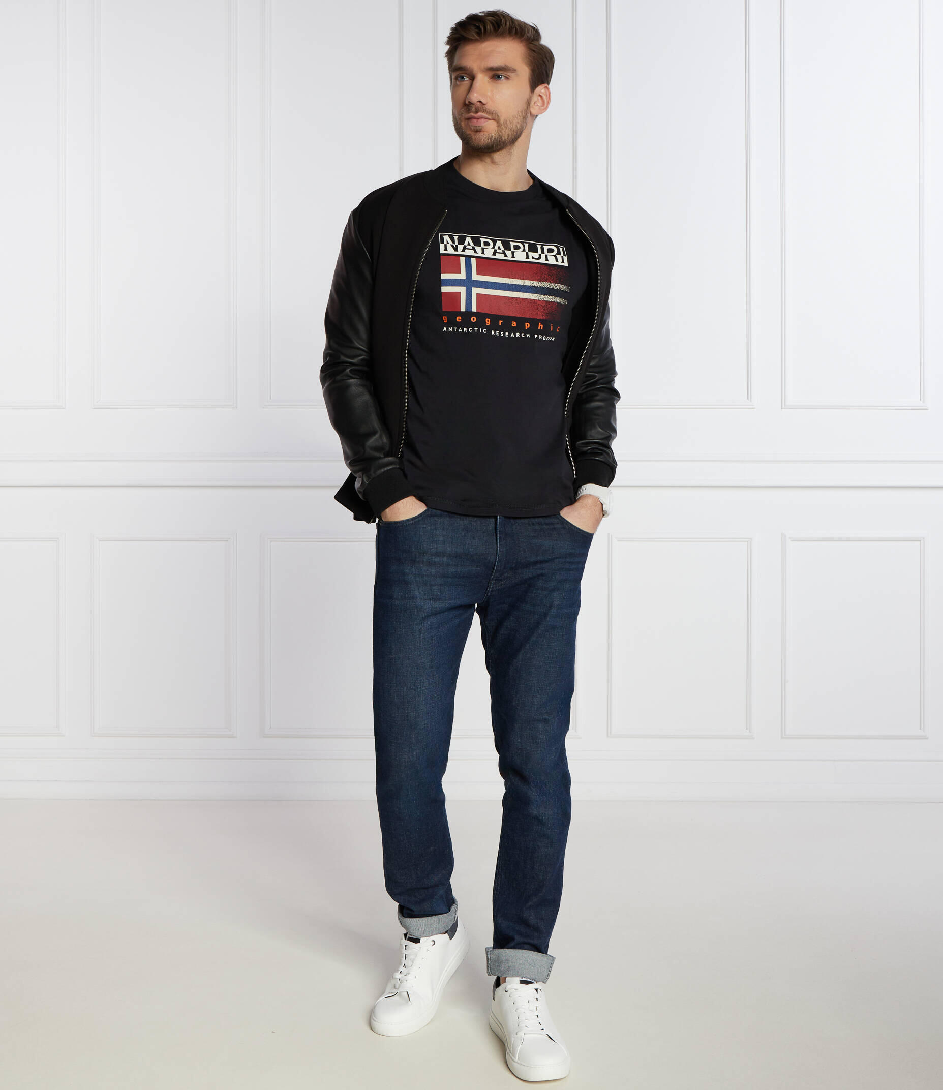 Koszulka t-shirt męski sportowy NAPAPIJRI S-KREIS 2/4