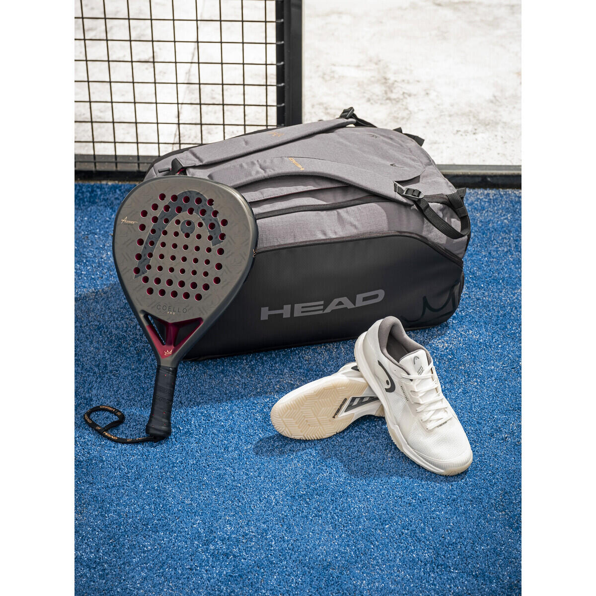 Borsone Head Coello Pro X Padel L Grigio 6/6