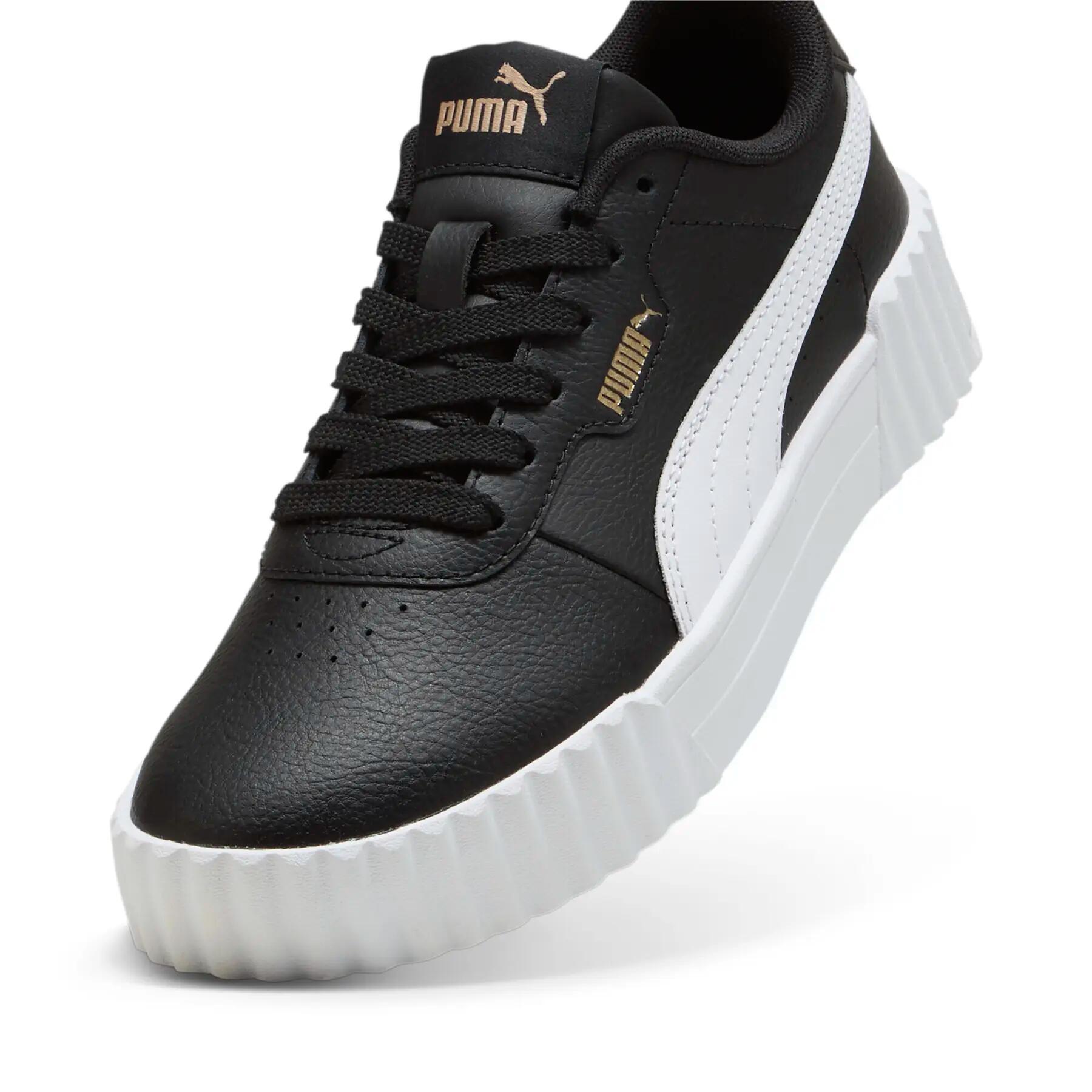PUMA CARINA 3.0 - Trainers - black- white- gold — photo 7
