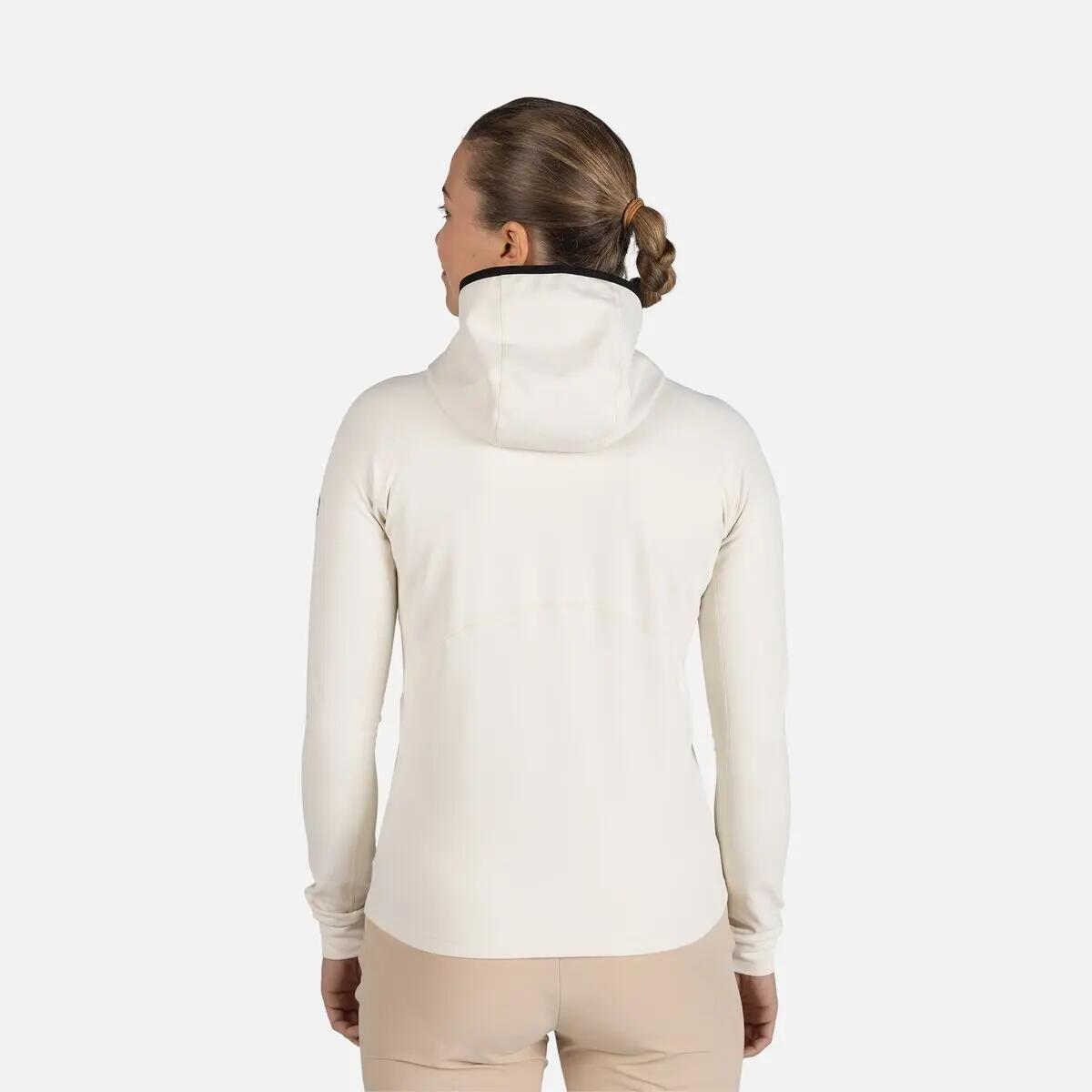 Tecido polar com capuz com fecho de correr para mulher Rossignol 4/7