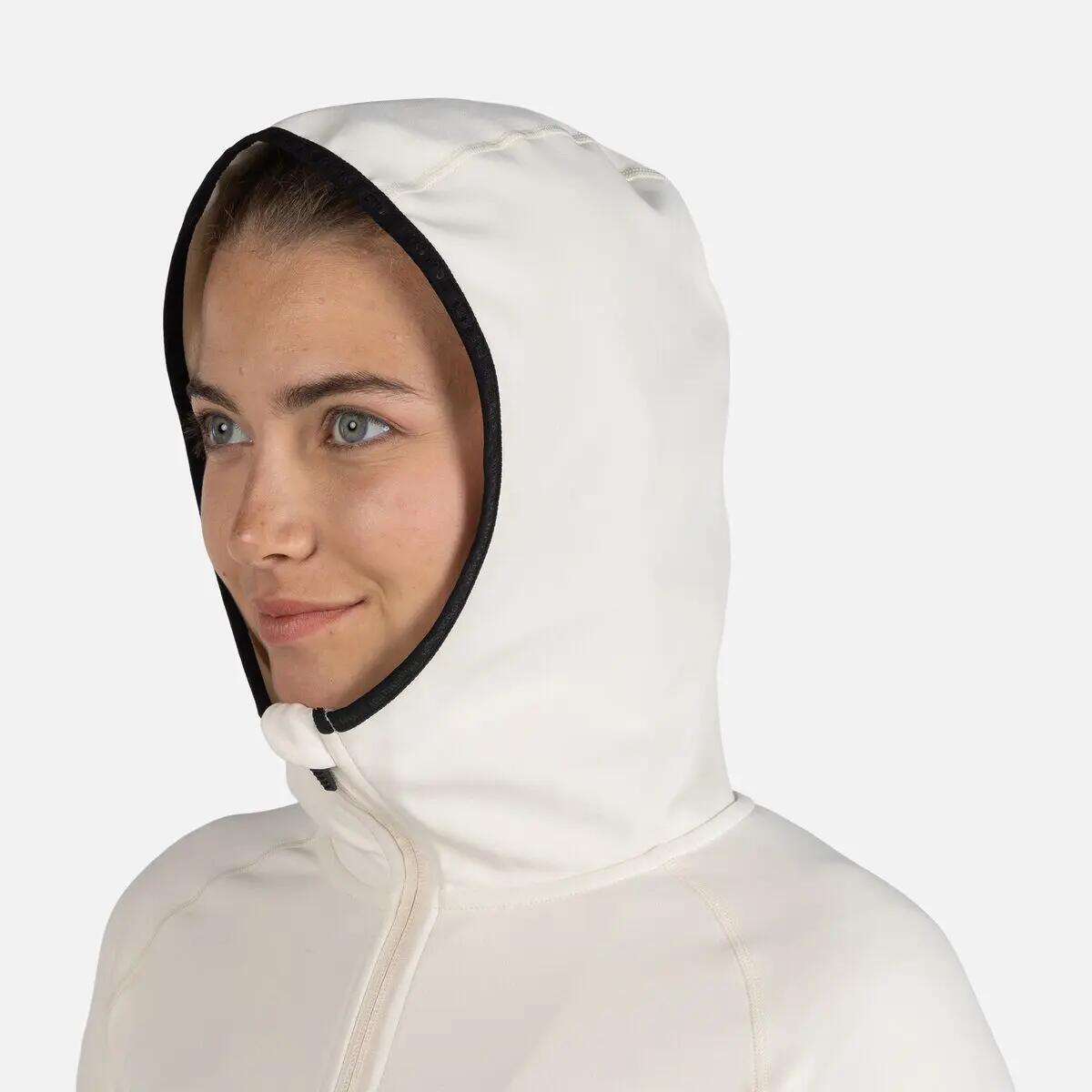 Tecido polar com capuz com fecho de correr para mulher Rossignol 6/7