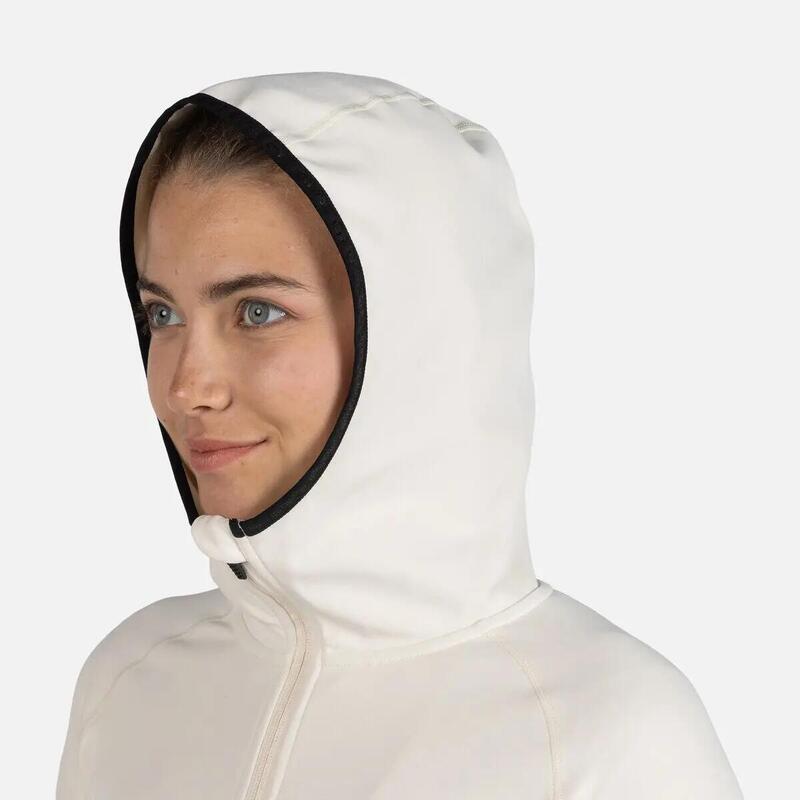 Bluza damă Rossignol Mid Layer Thin Full Zip cu glugă