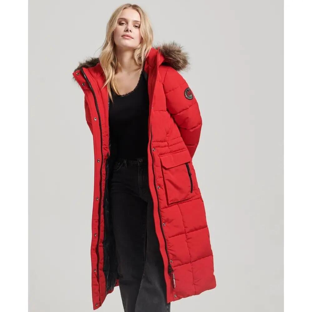 Doudoune longue femme Superdry Everest 2/6