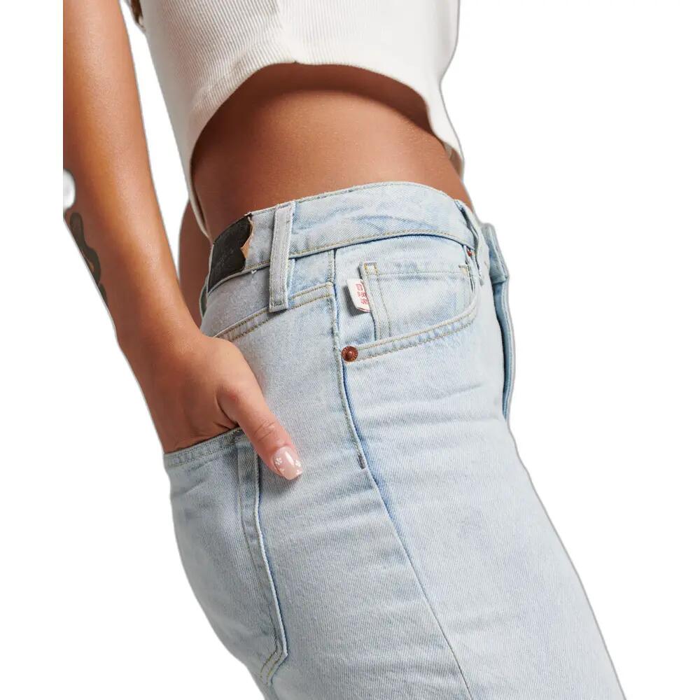 Weite Jeans aus Bio-Baumwolle, Frau Superdry 5/6