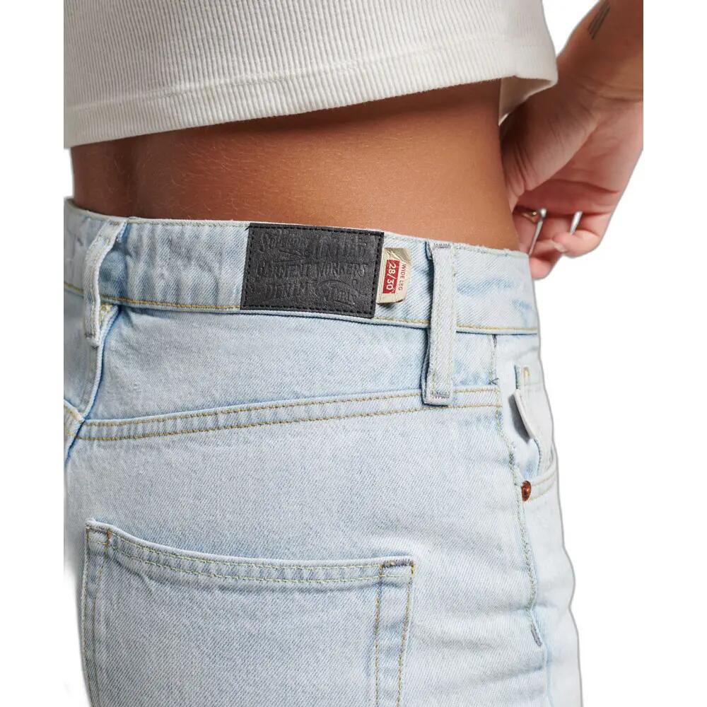 Weite Jeans aus Bio-Baumwolle, Frau Superdry 6/6
