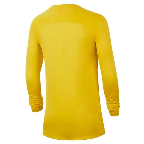 Maglie maniche lunghe da calcio junior nike giallo 3/5